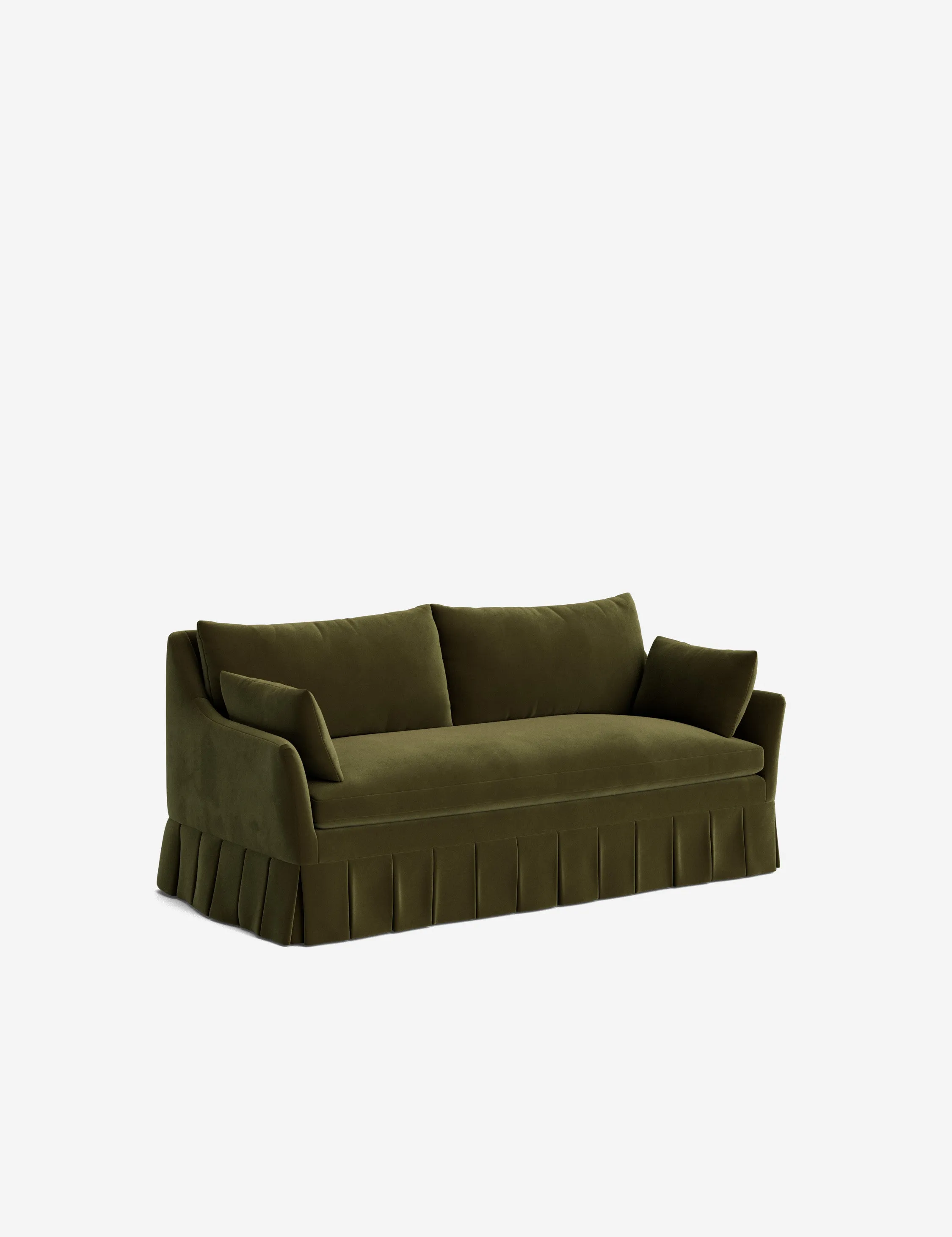 Portola Pleated Sofa Lulu and Georgia