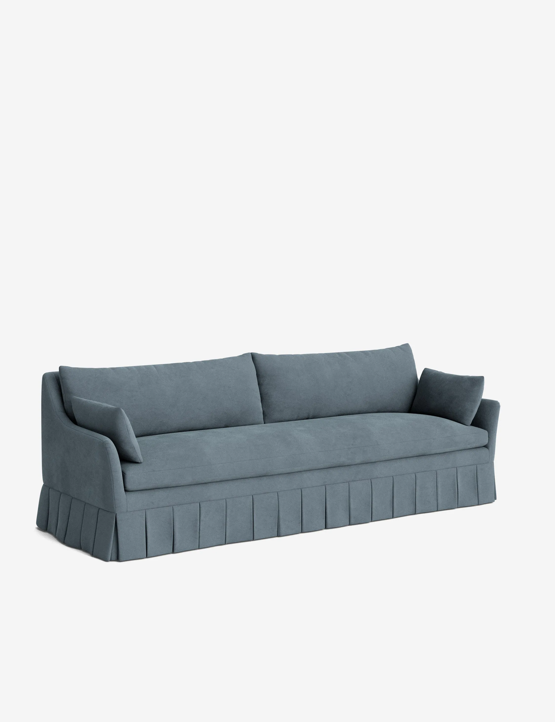 Portola Pleated Sofa Lulu and Georgia