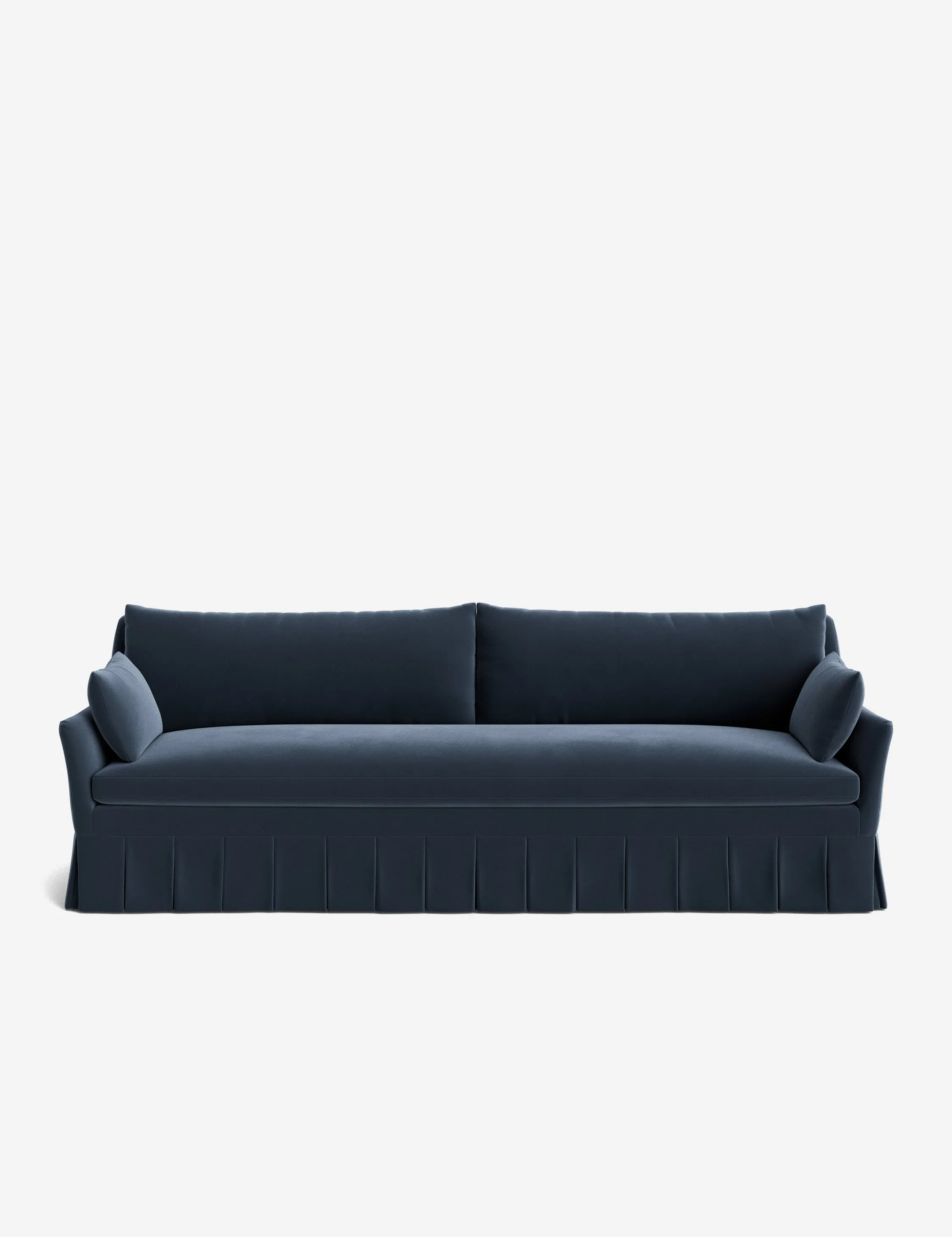 Portola Pleated Sofa Lulu and Georgia