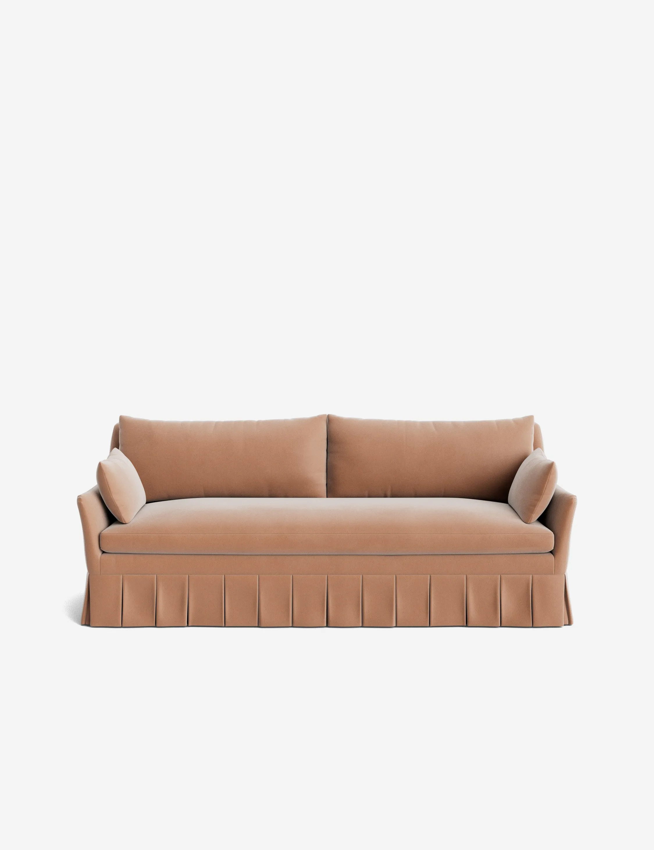Portola Pleated Sofa Lulu and Georgia