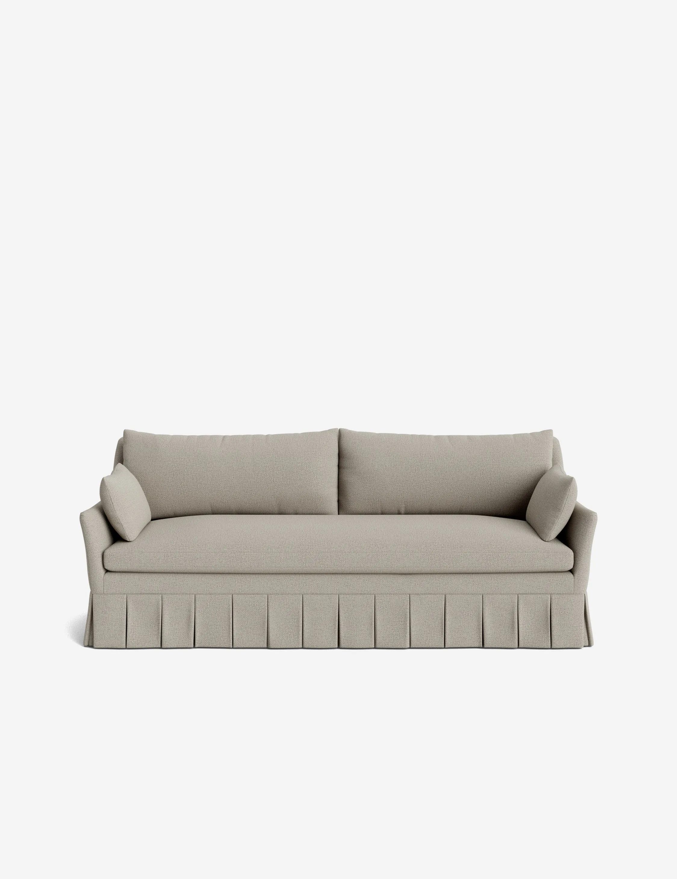 Portola Pleated Sofa Lulu and Georgia