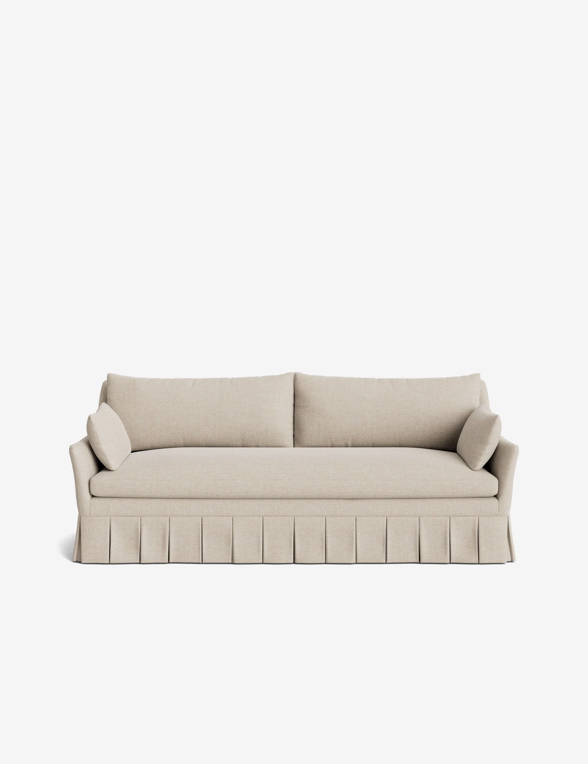 Portola Pleated Sofa Lulu and Georgia