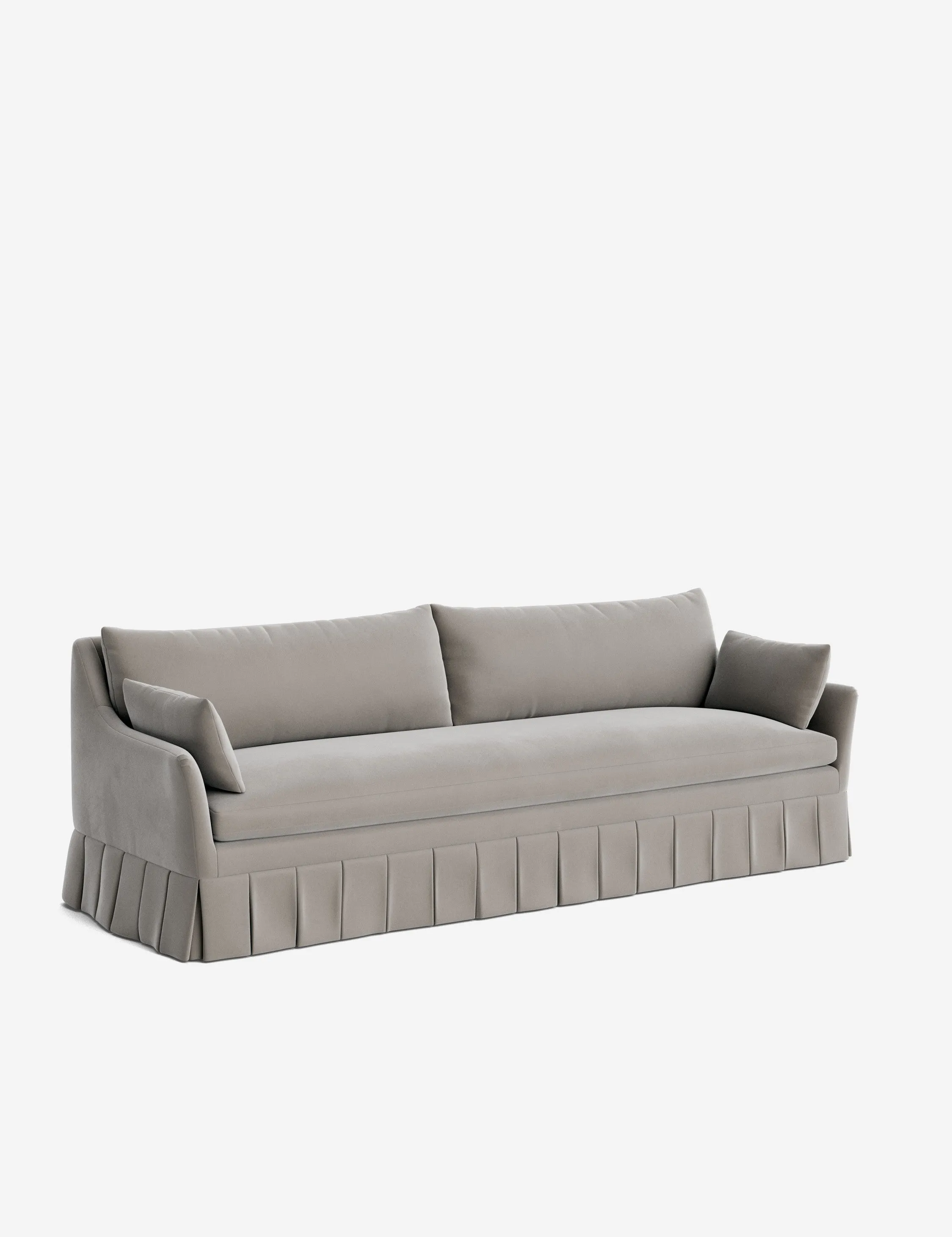 Portola Pleated Sofa Lulu and Georgia