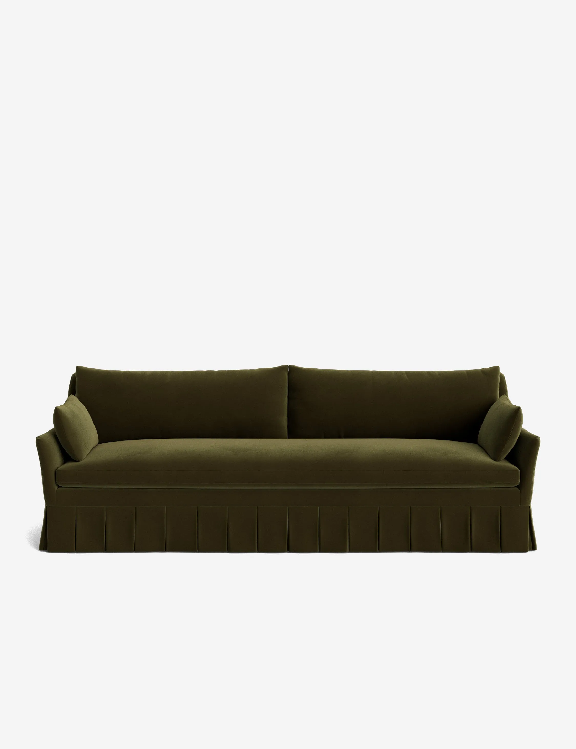 Portola Pleated Sofa Lulu and Georgia
