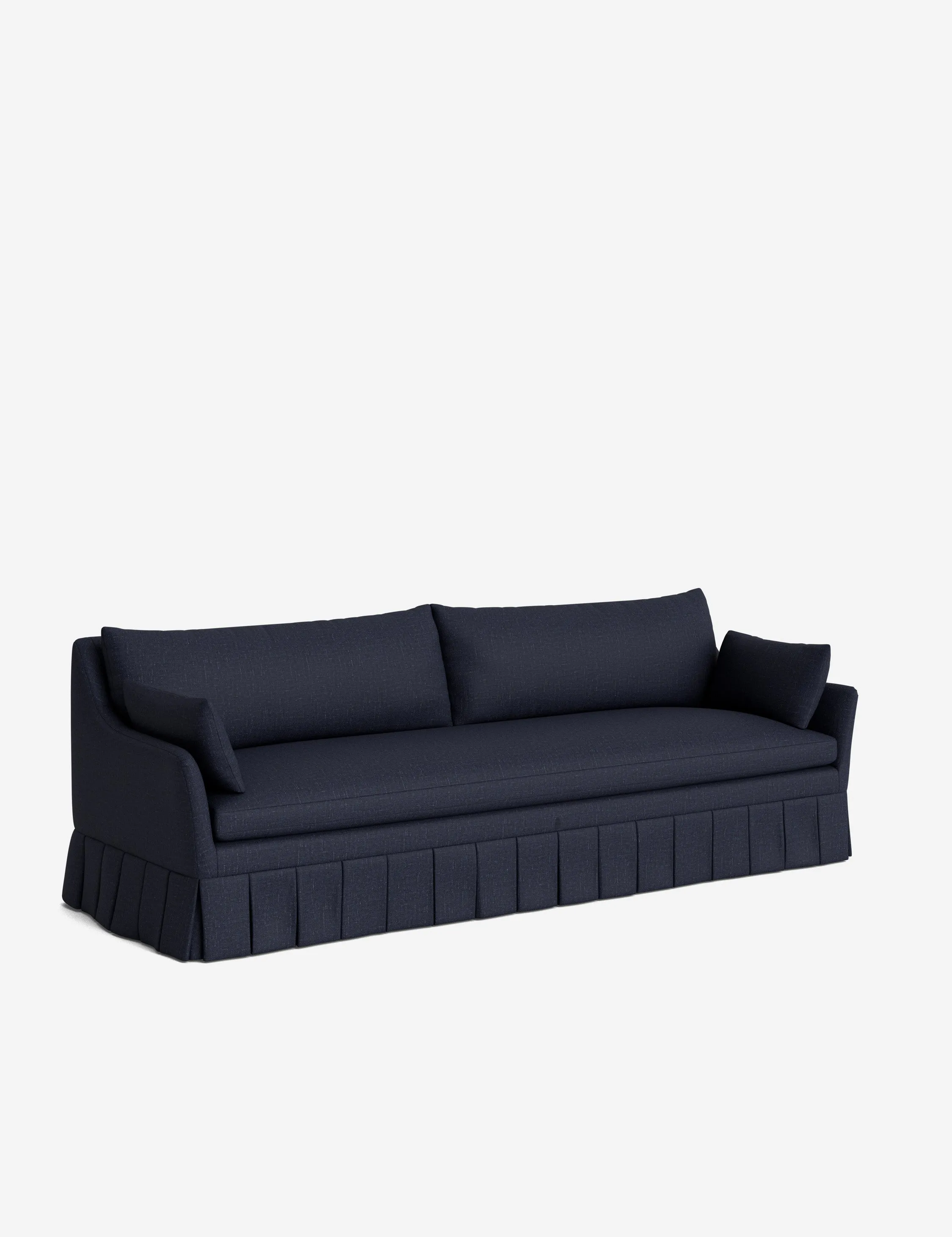 Portola Pleated Sofa Lulu and Georgia