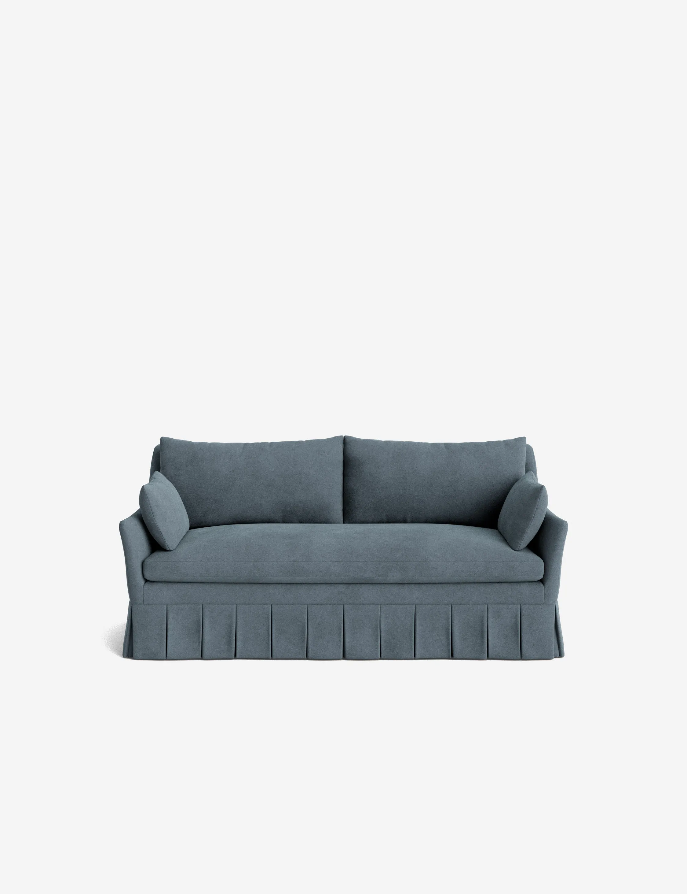 Portola Pleated Sofa Lulu and Georgia