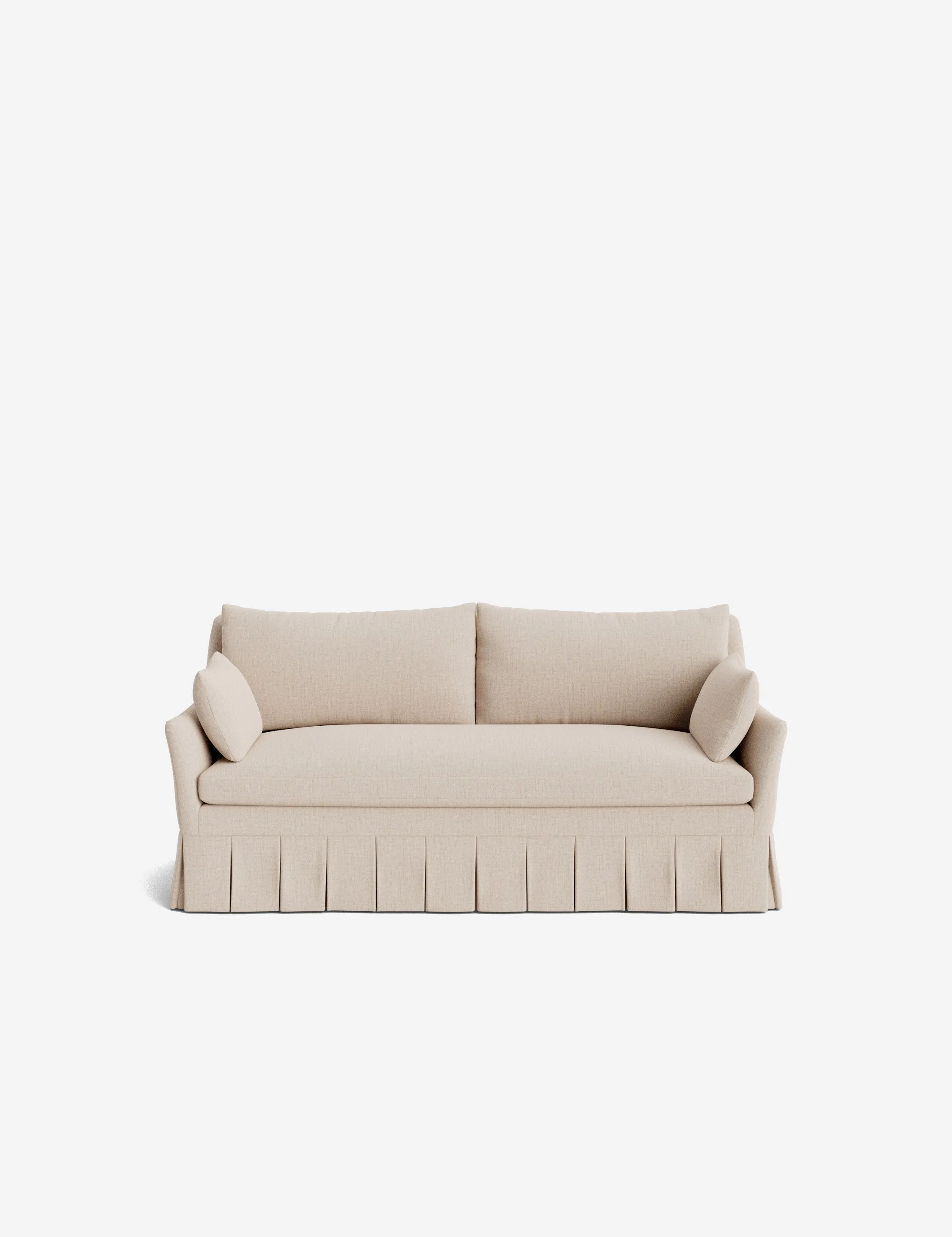 Portola Pleated Sofa Lulu and Georgia