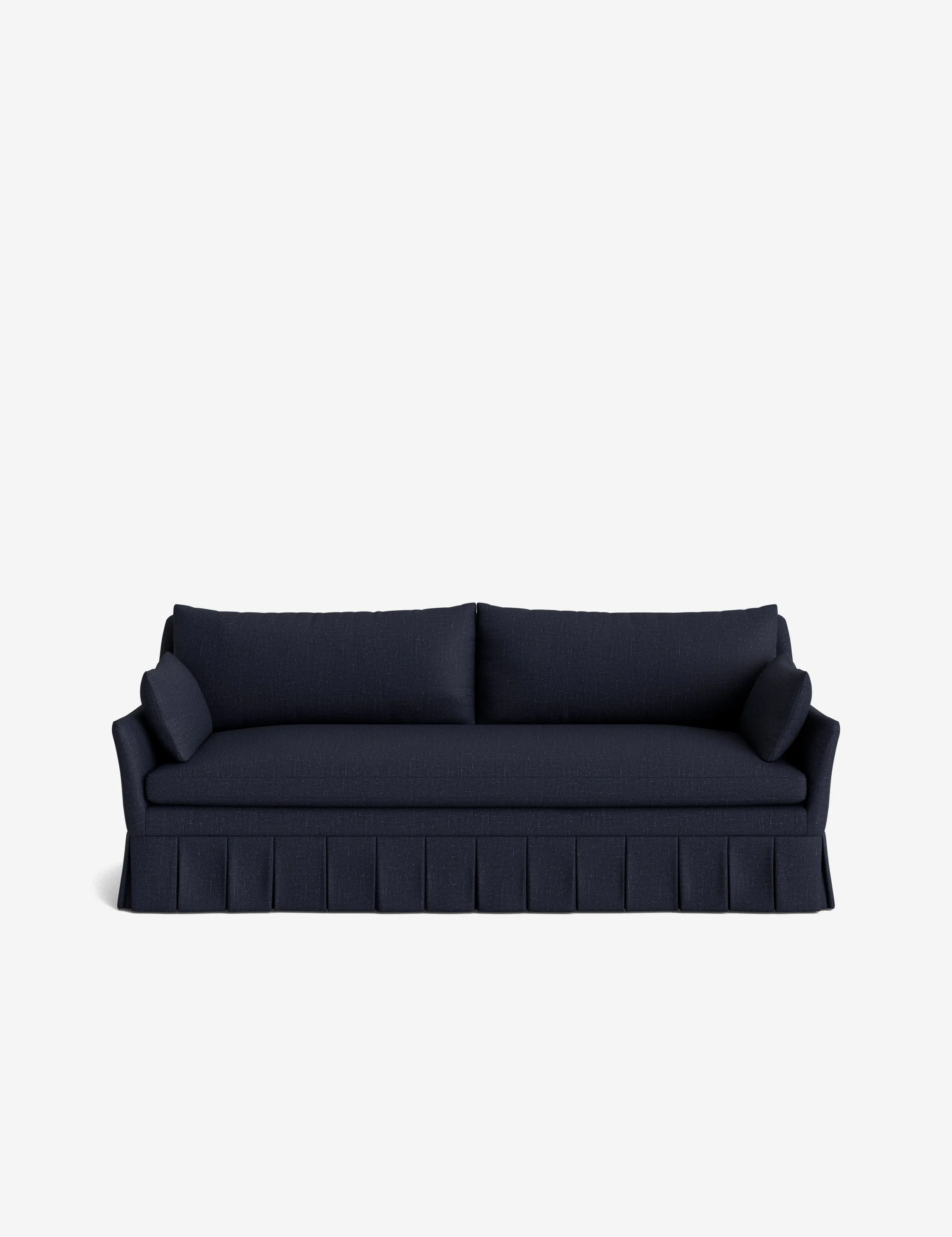 Portola Pleated Sofa Lulu and Georgia