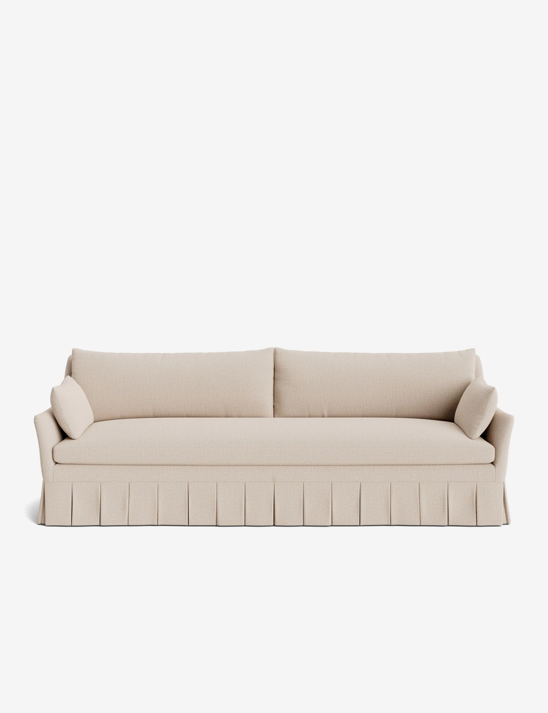 Portola Pleated Sofa Lulu and Georgia