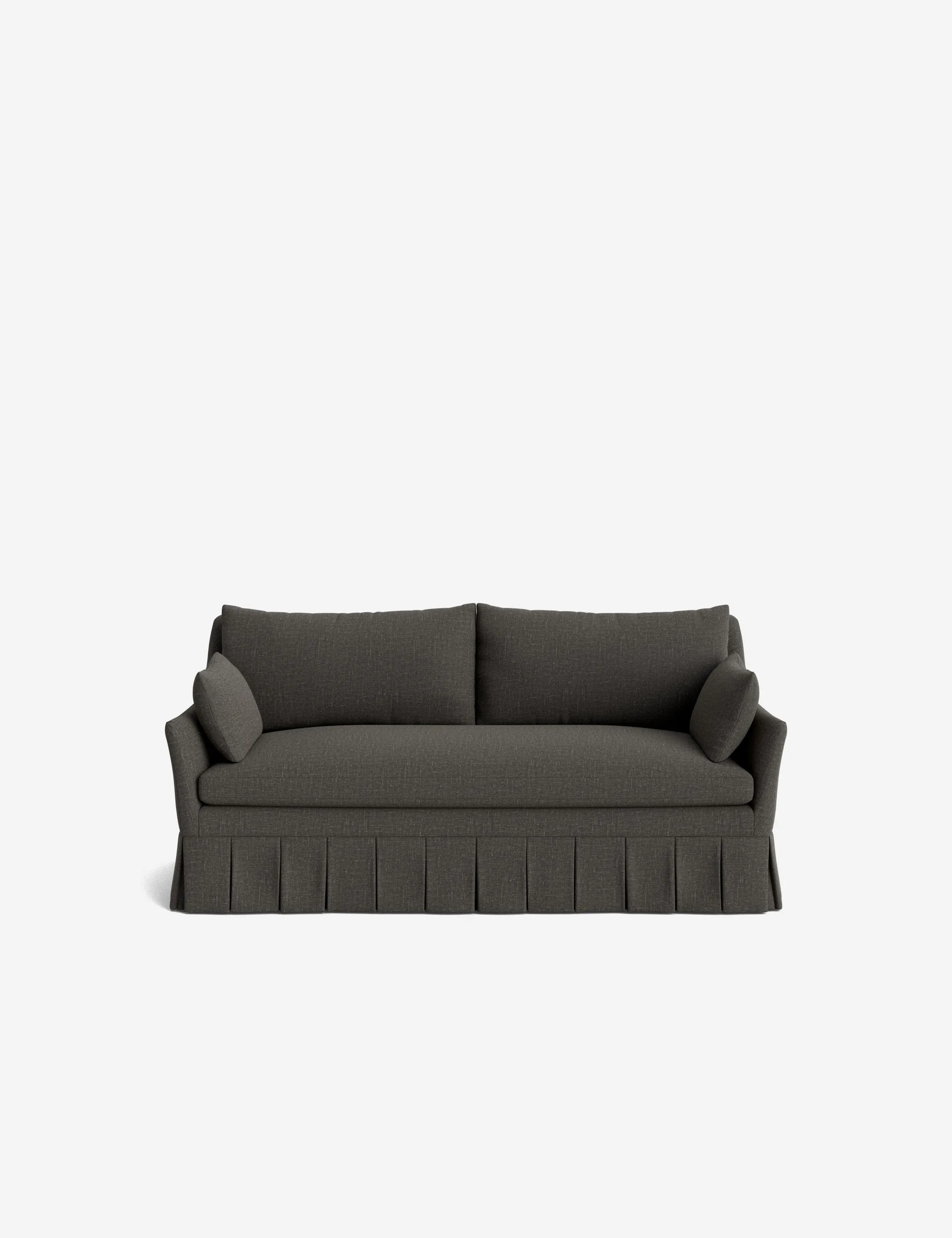 Portola Pleated Sofa Lulu and Georgia