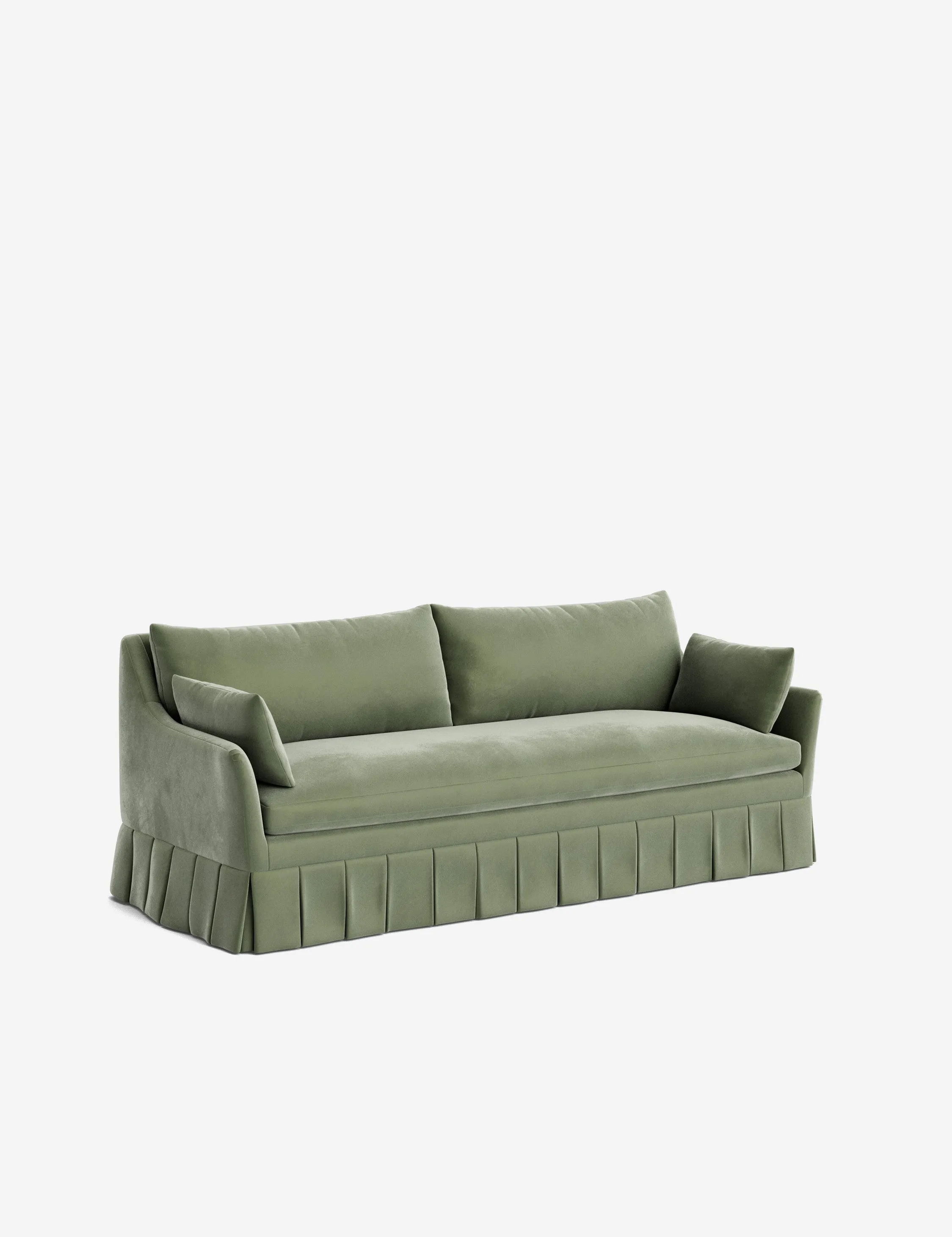 Portola Pleated Sofa Lulu and Georgia