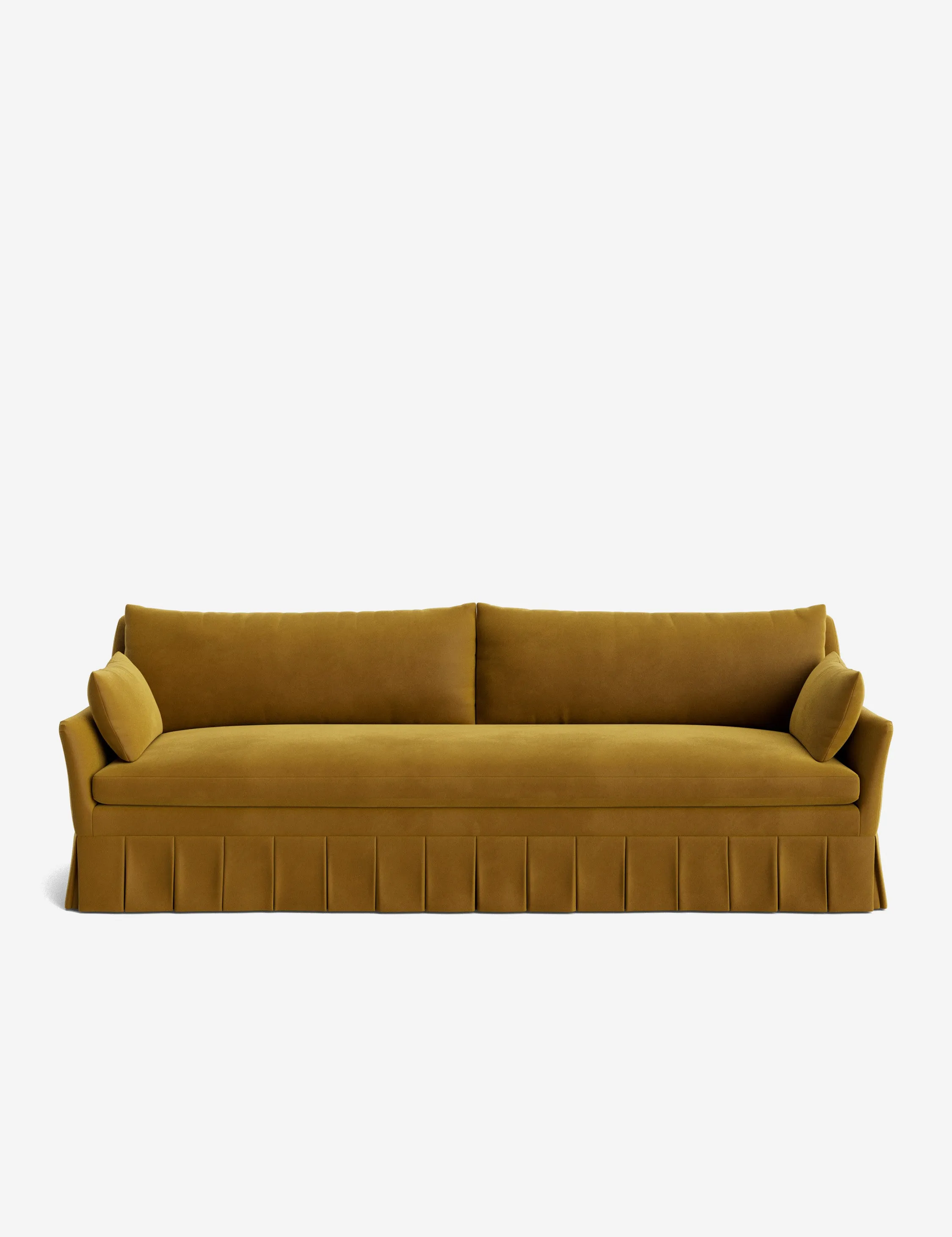 Portola Pleated Sofa Lulu and Georgia