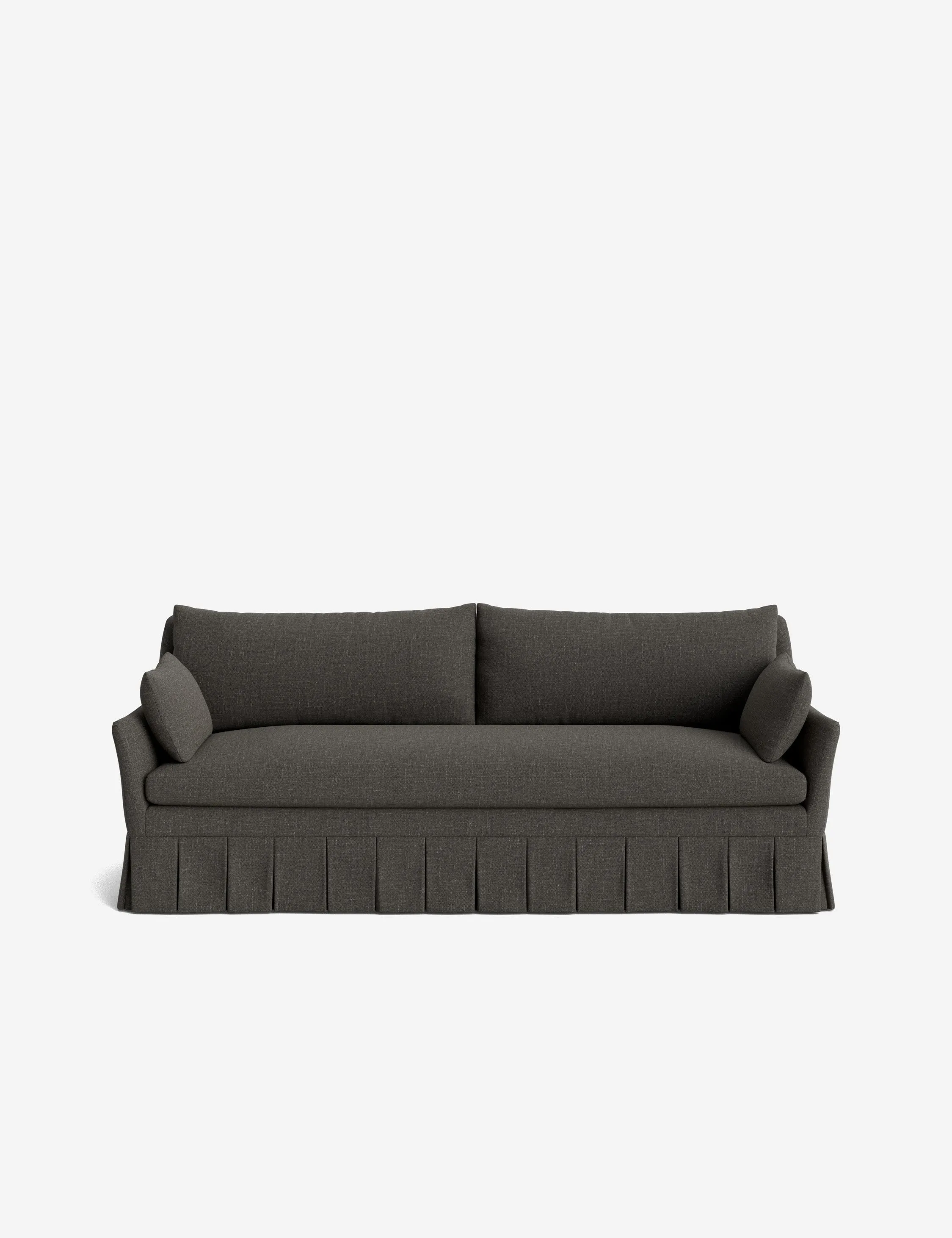 Portola Pleated Sofa Lulu and Georgia