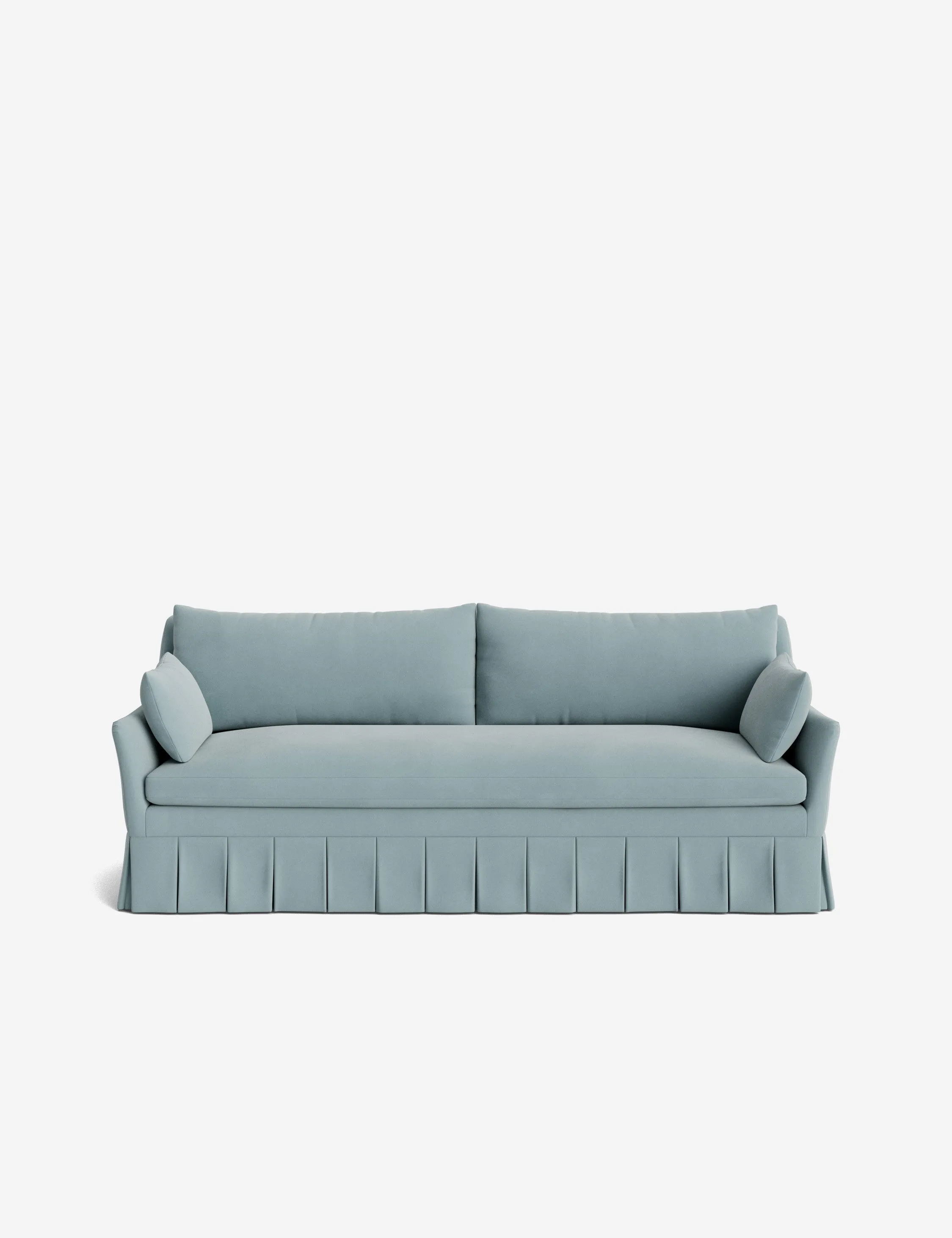Portola Pleated Sofa Lulu and Georgia
