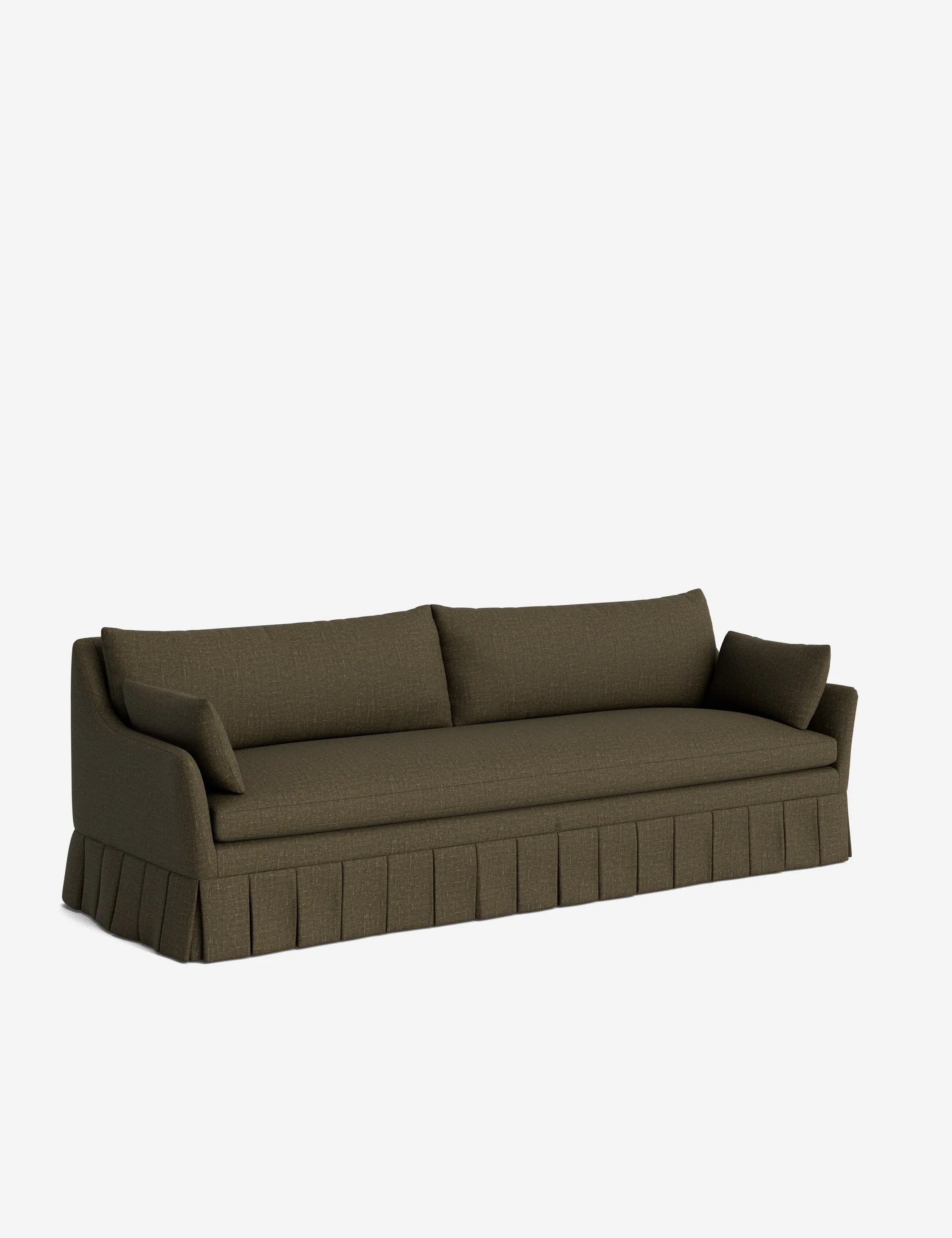 Portola Pleated Sofa Lulu and Georgia