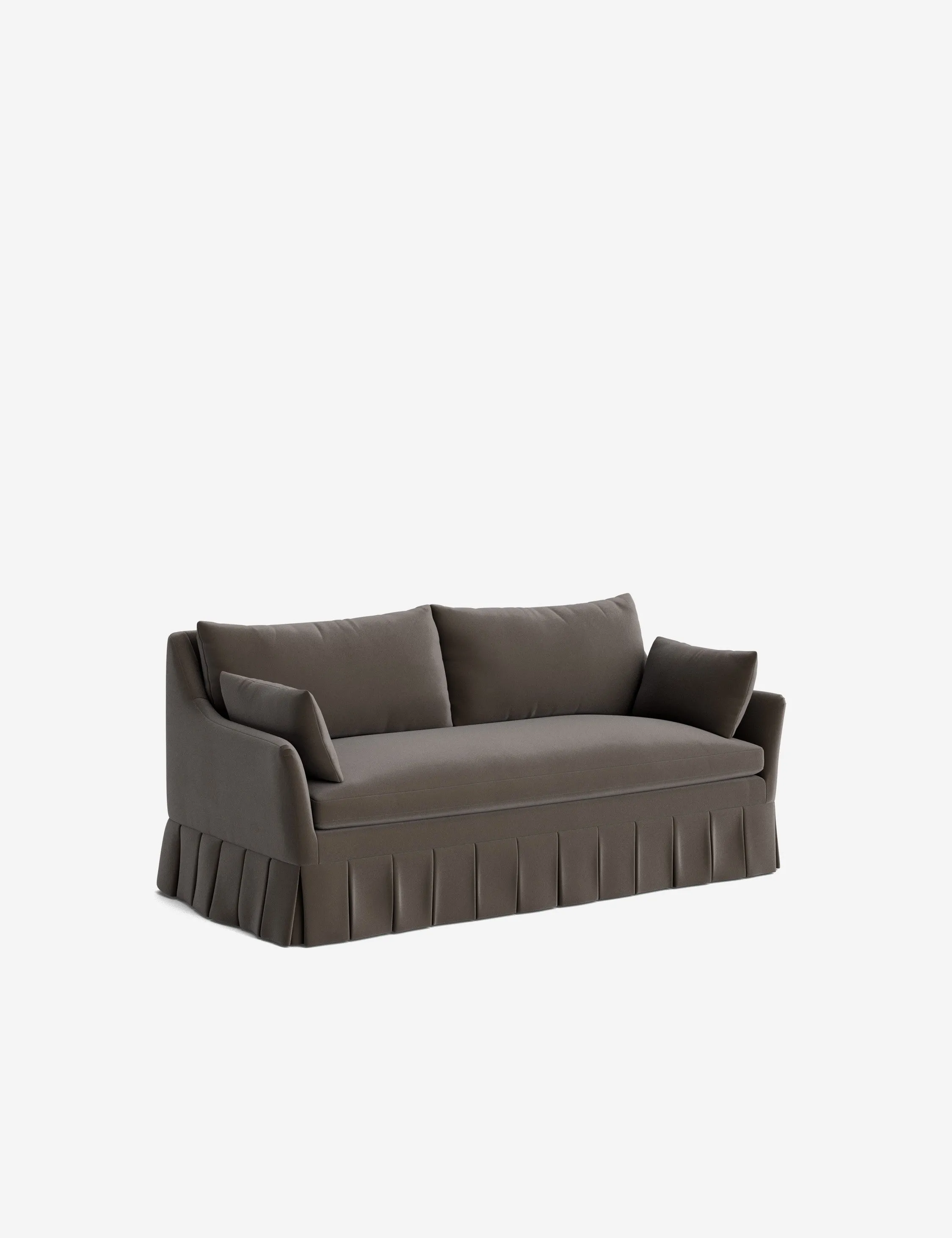 Portola Pleated Sofa Lulu and Georgia