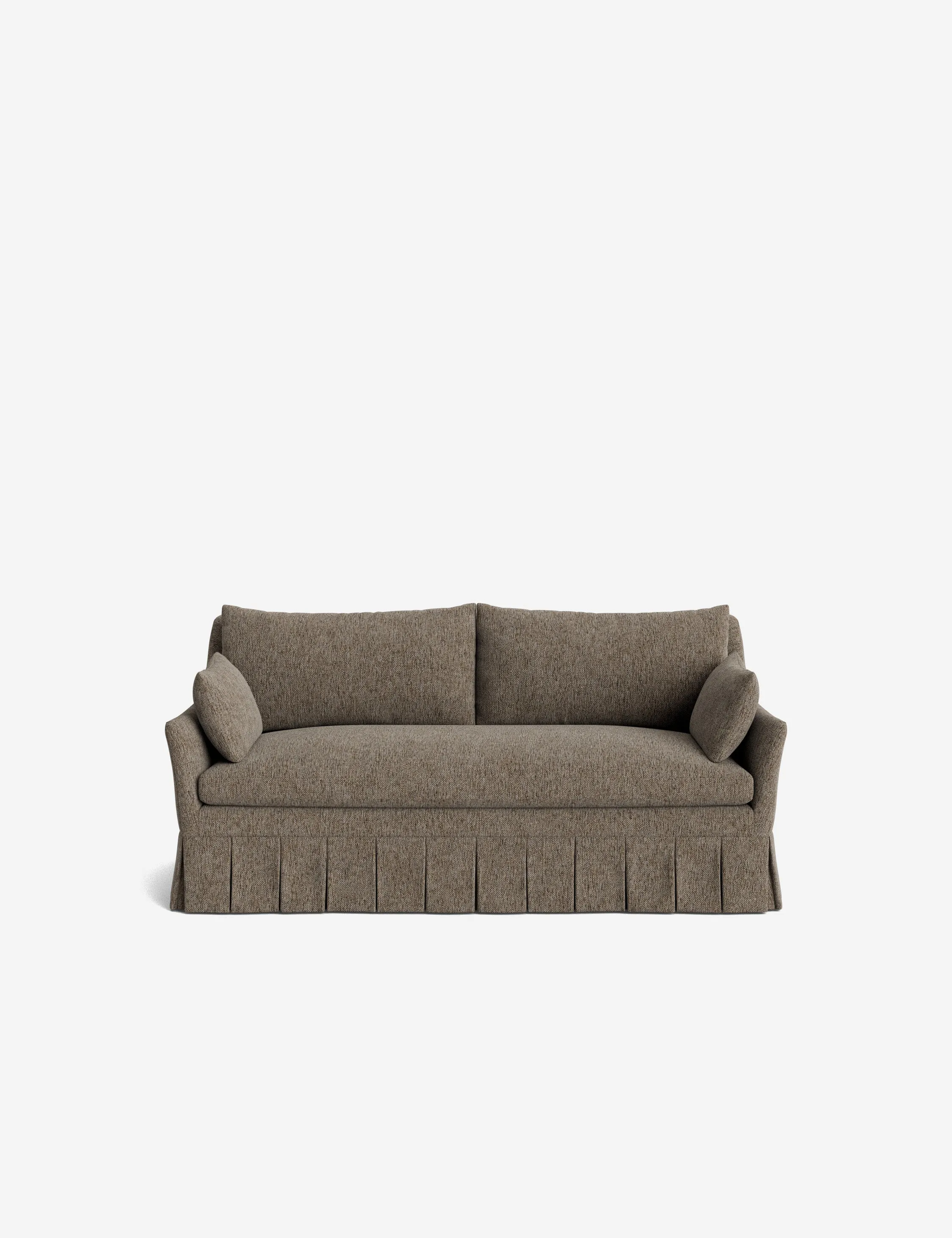 Portola Pleated Sofa Lulu and Georgia