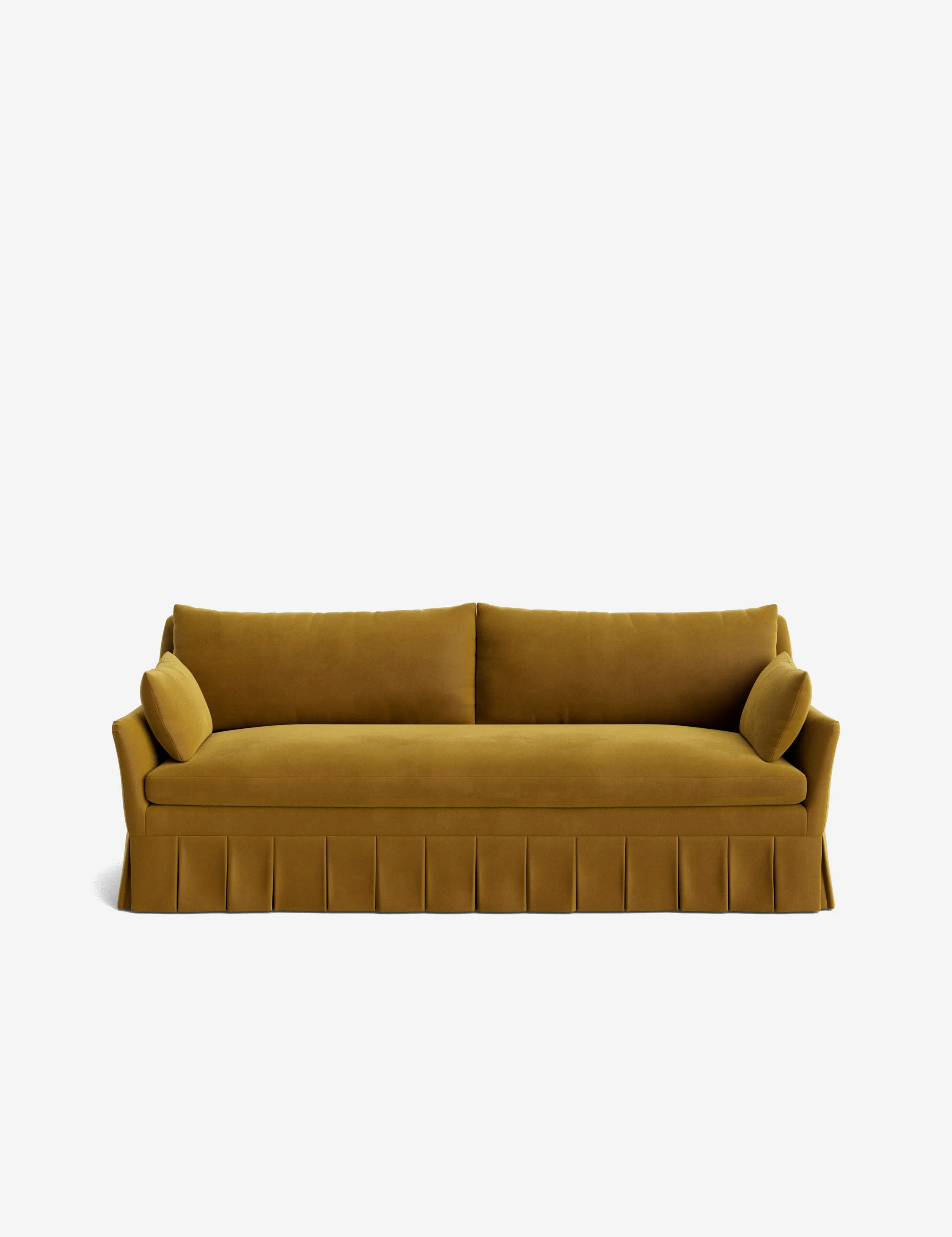 Portola Pleated Sofa Lulu and Georgia