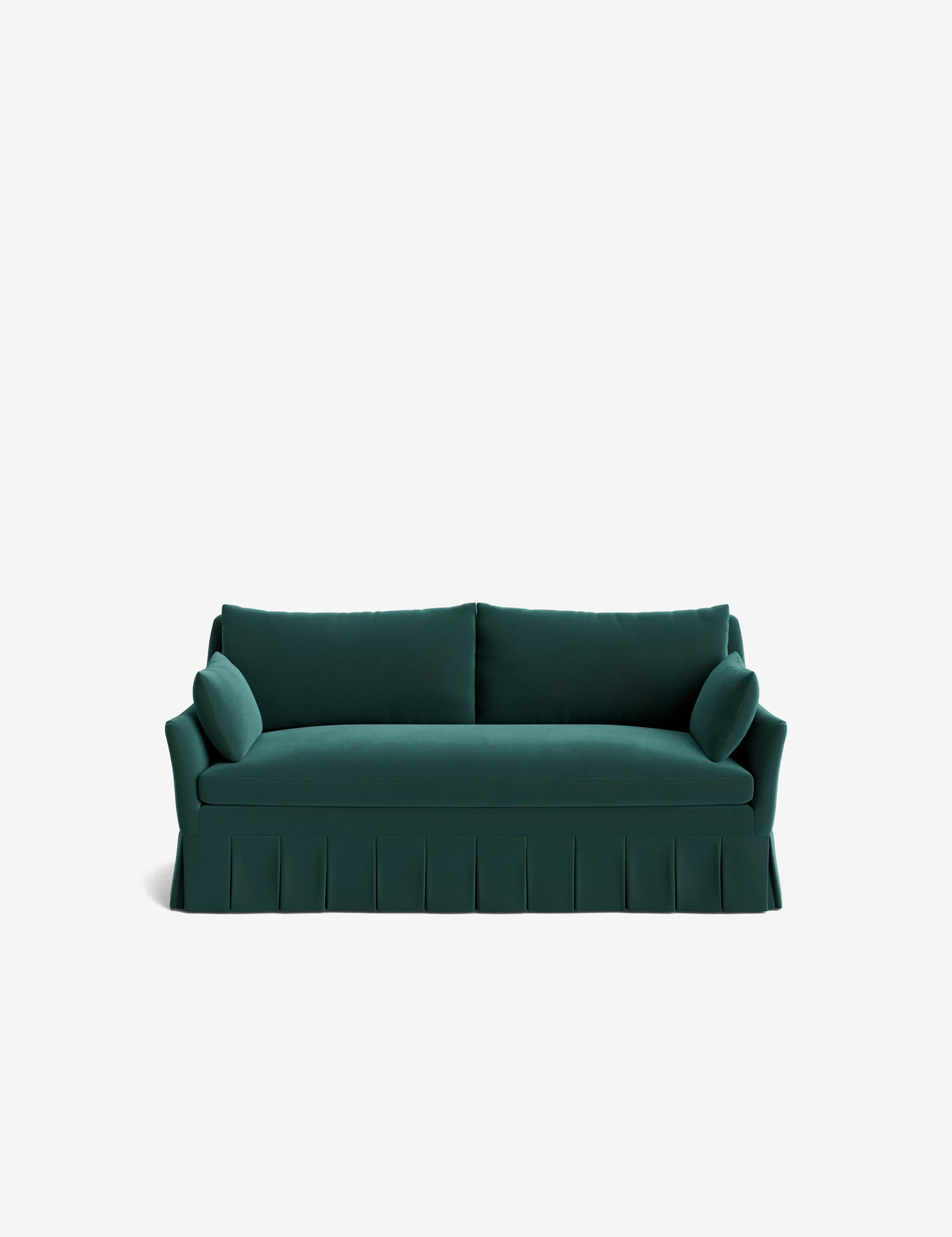 Portola Pleated Sofa Lulu and Georgia