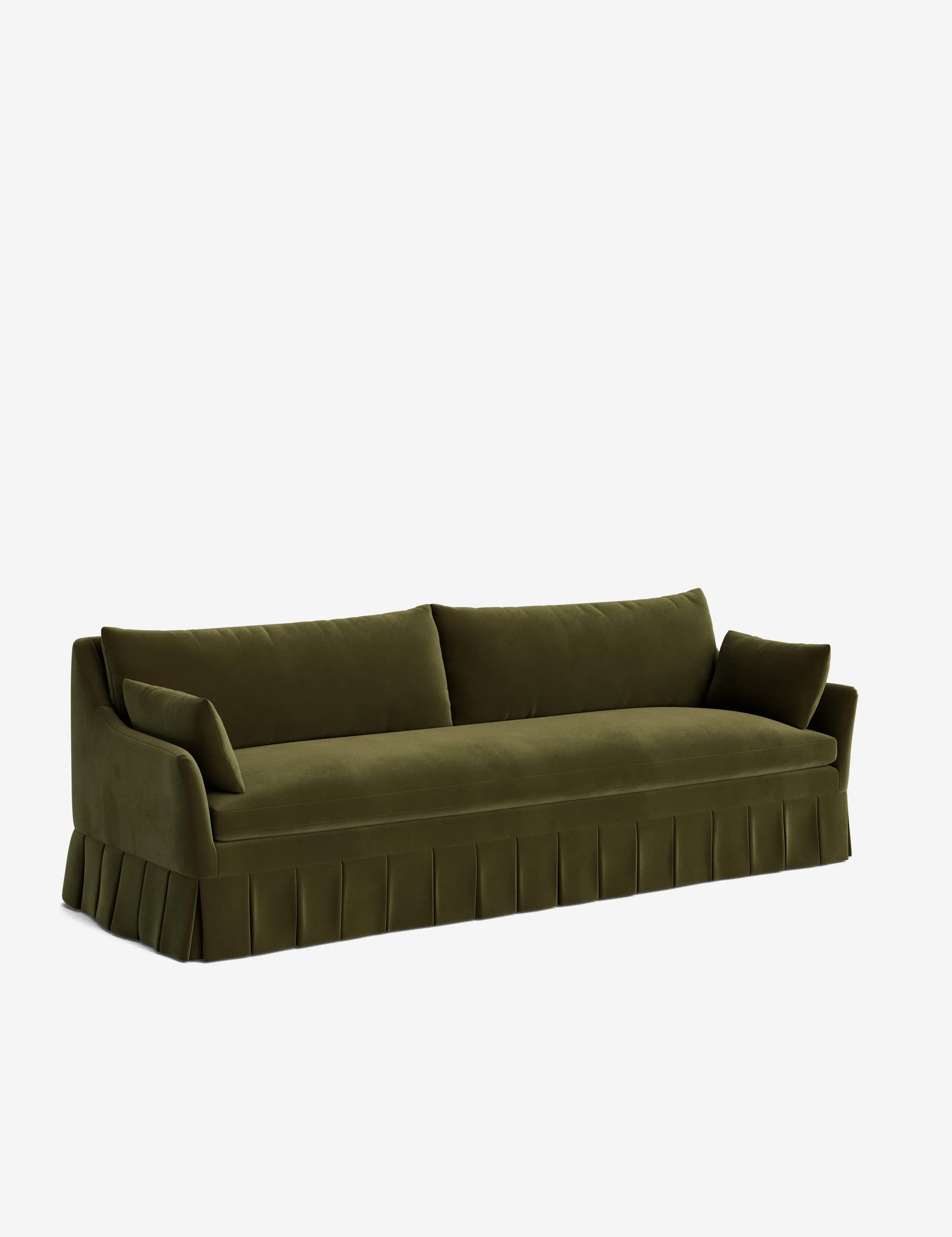 Portola Pleated Sofa Lulu and Georgia