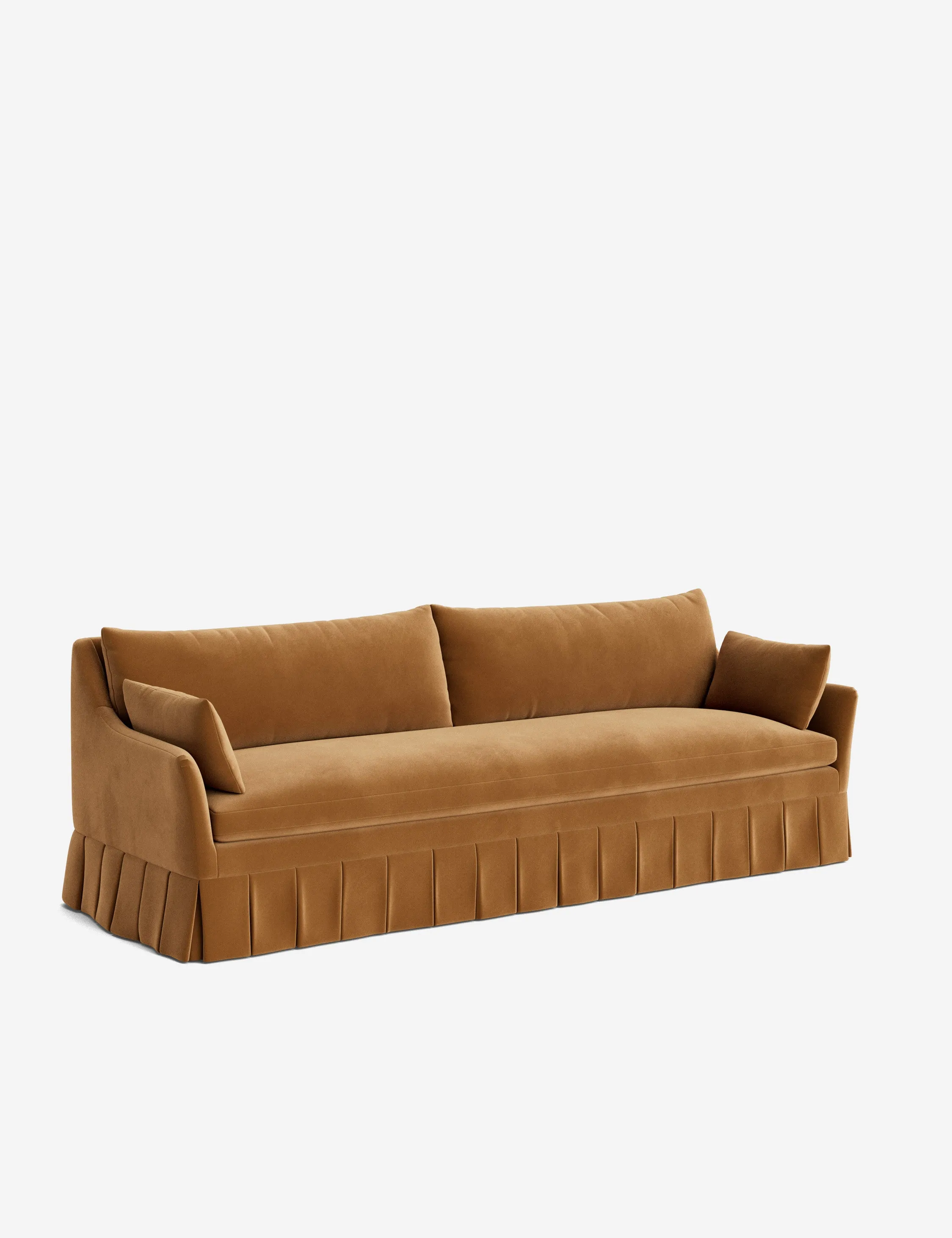 Portola Pleated Sofa Lulu and Georgia