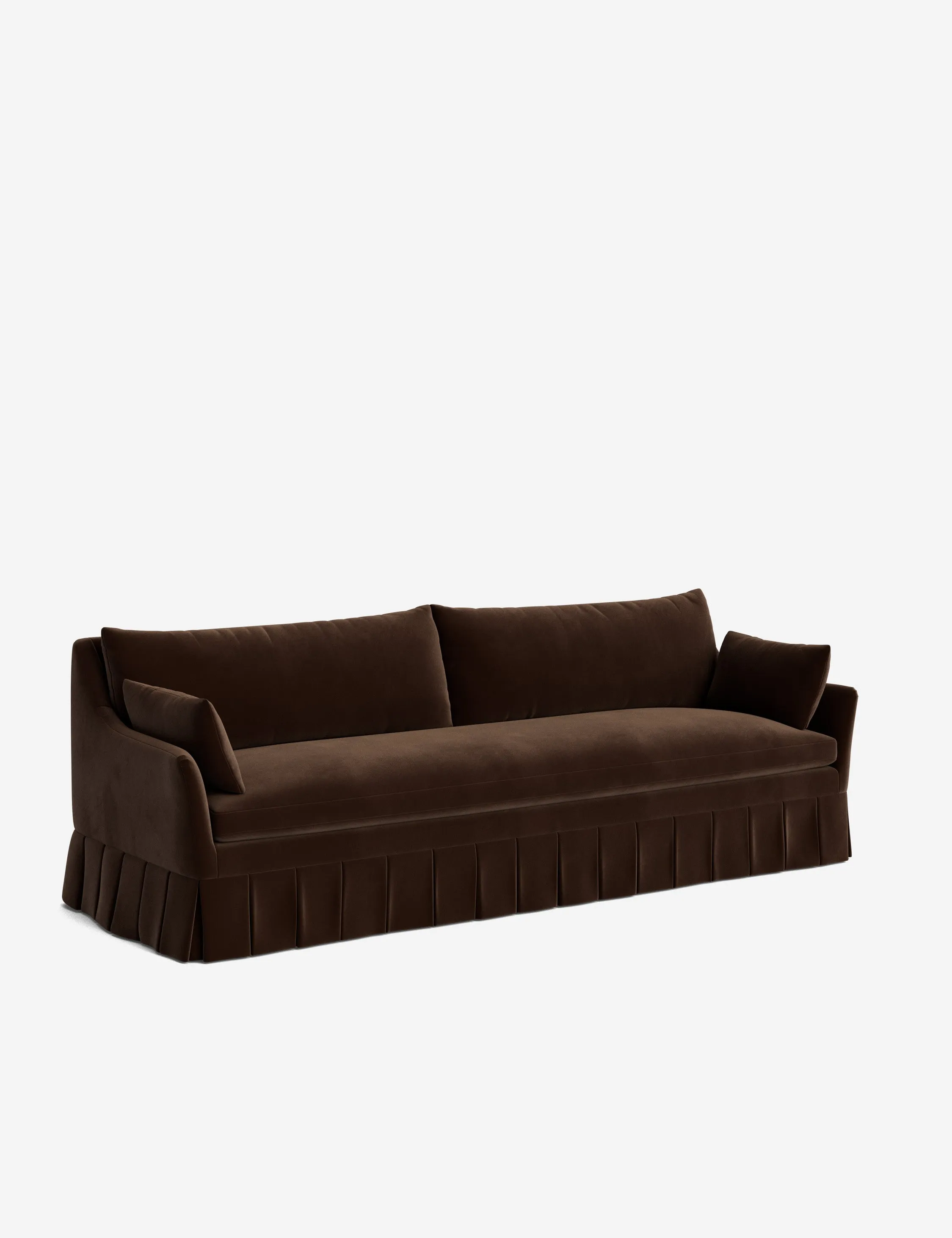 Portola Pleated Sofa Lulu and Georgia