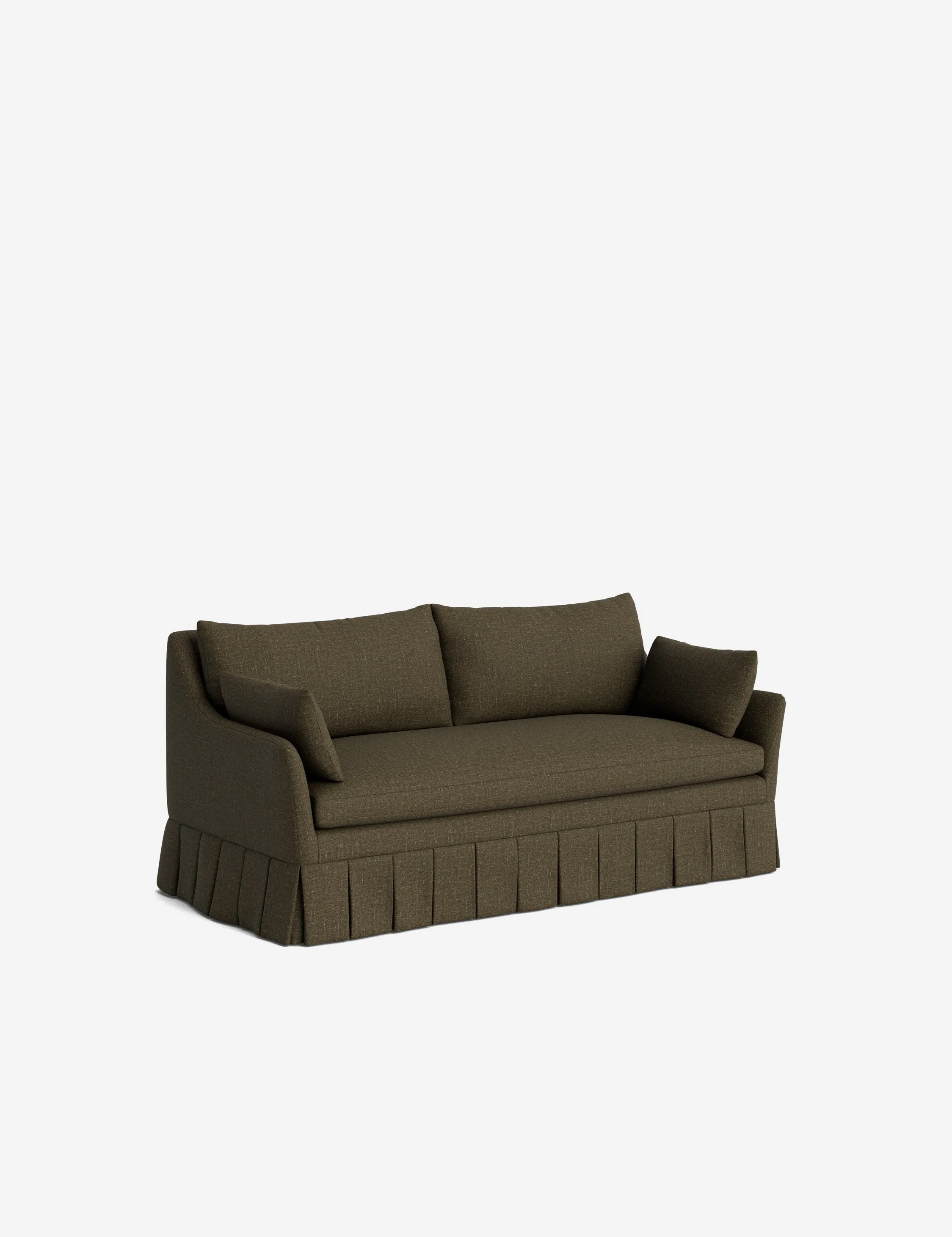 Portola Pleated Sofa Lulu and Georgia
