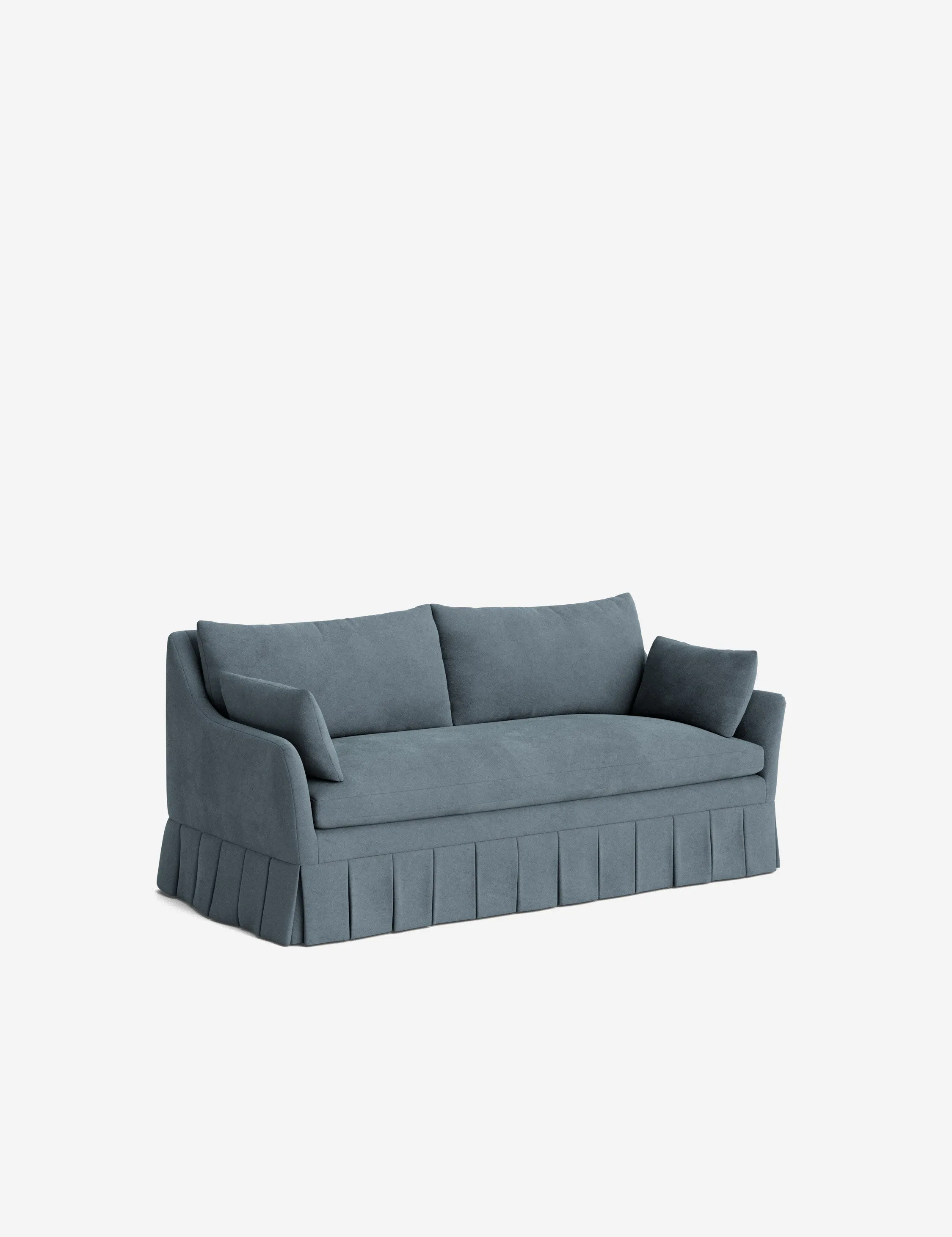 Portola Pleated Sofa Lulu and Georgia