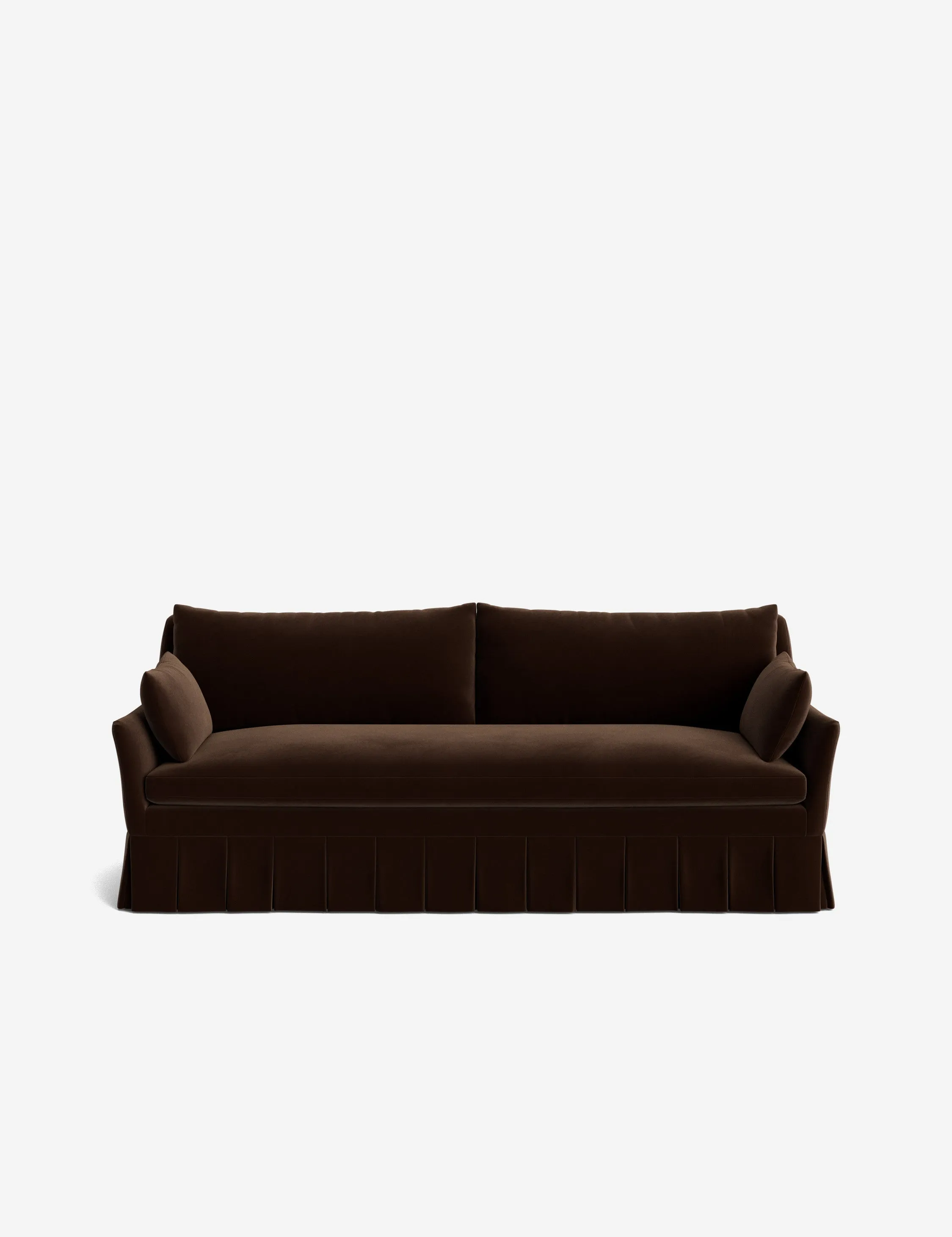 Portola Pleated Sofa Lulu and Georgia