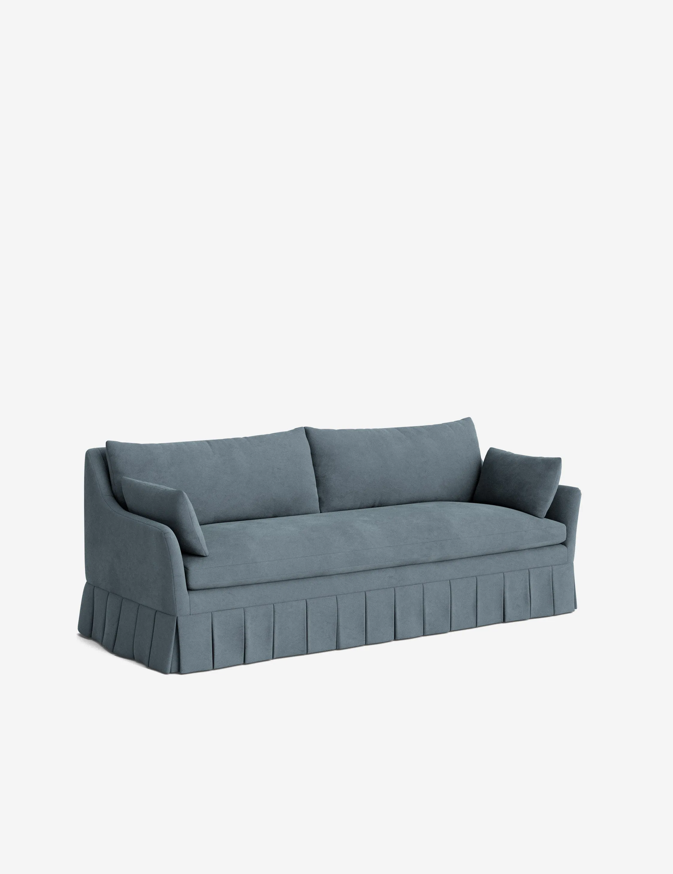 Portola Pleated Sofa Lulu and Georgia