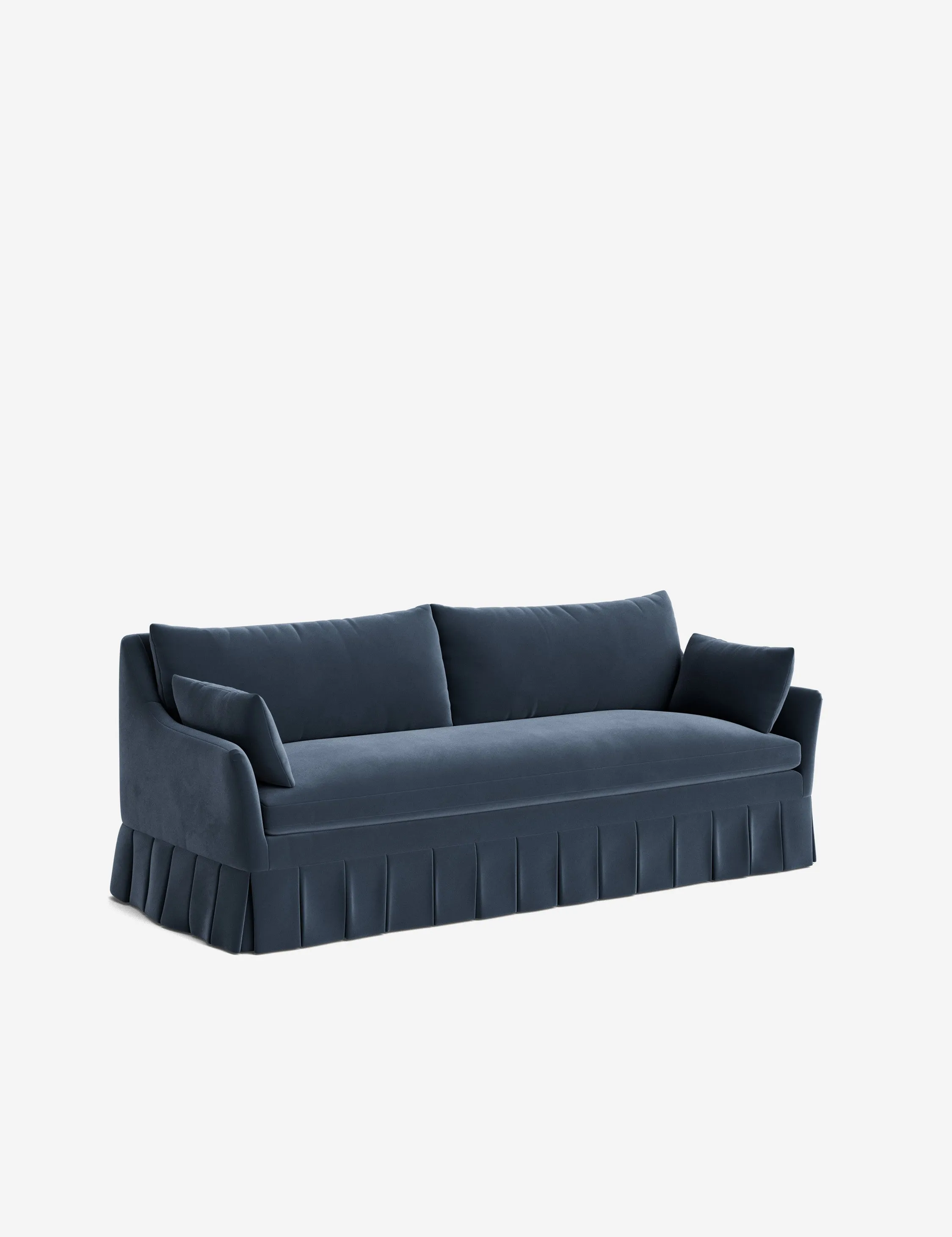 Portola Pleated Sofa Lulu and Georgia