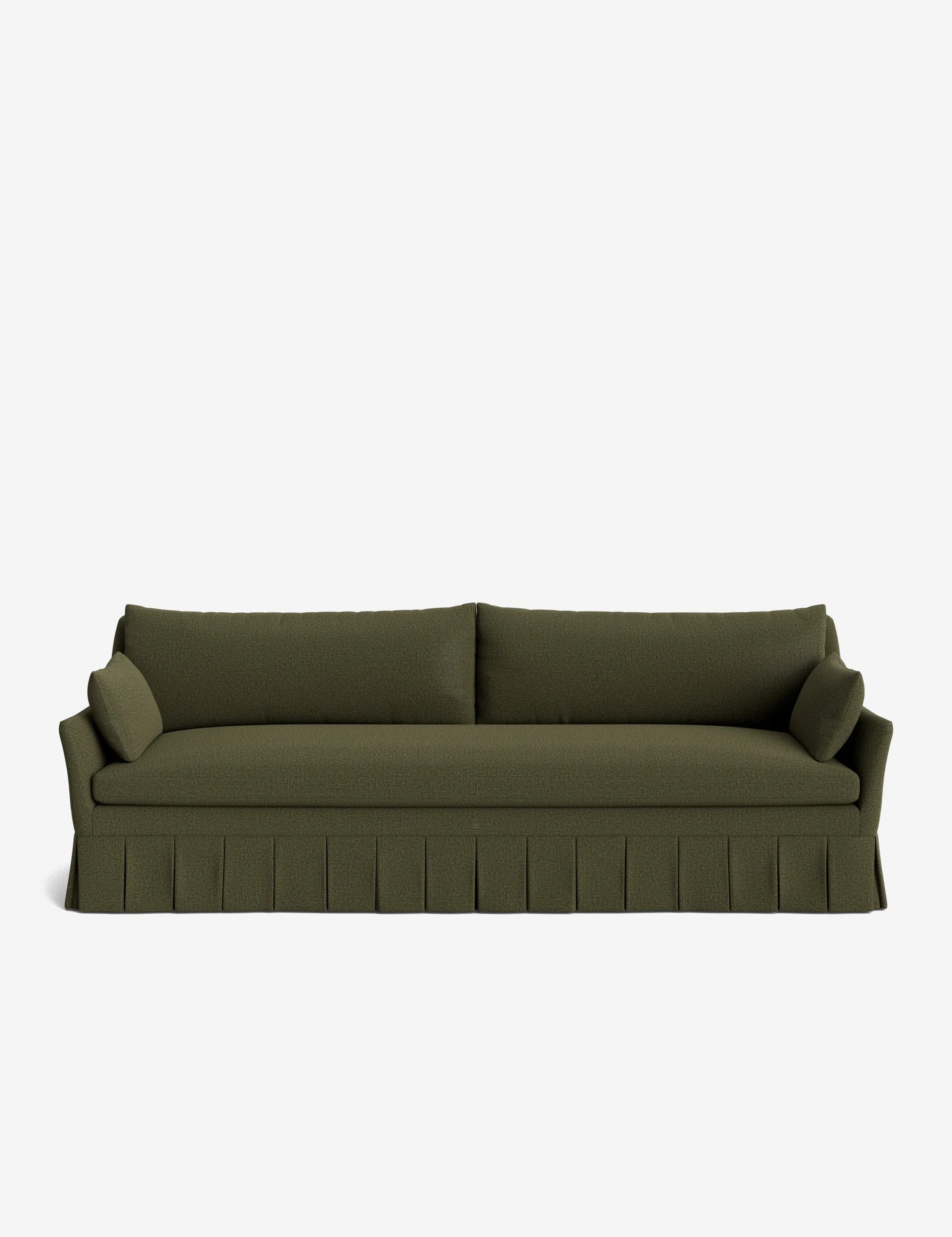 Portola Pleated Sofa Lulu and Georgia