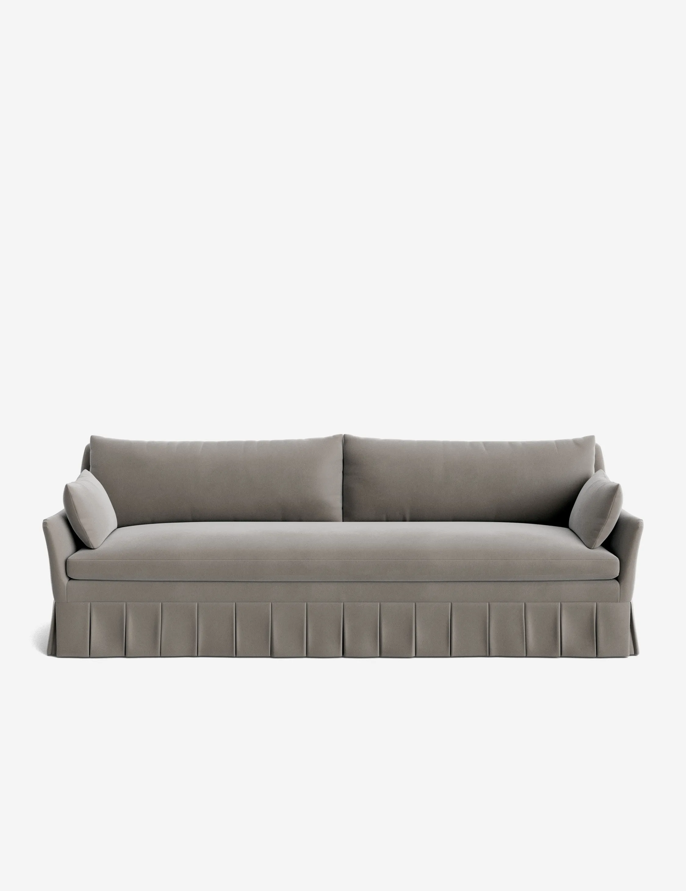 Portola Pleated Sofa Lulu and Georgia