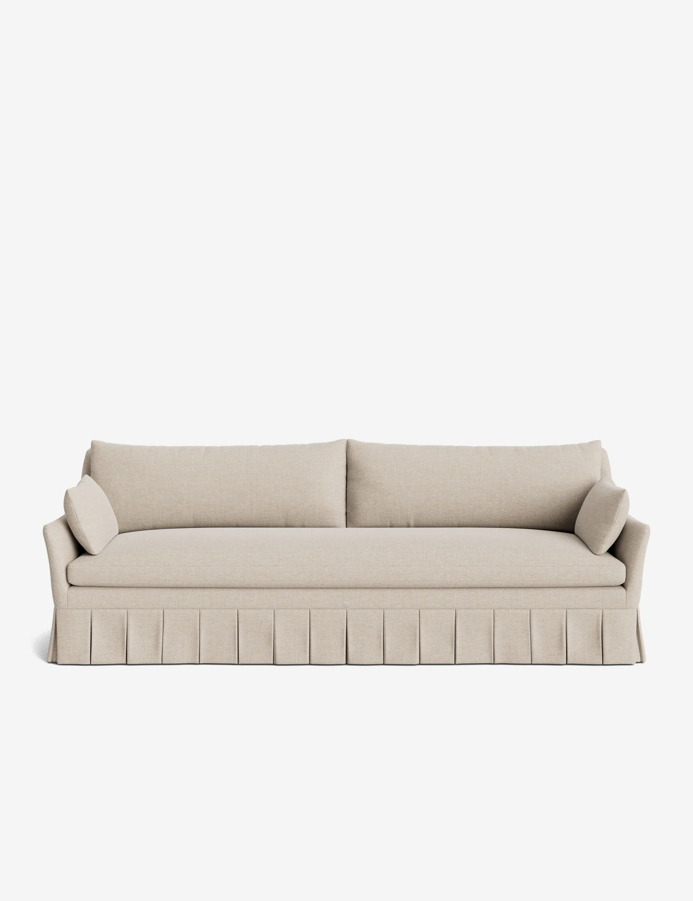Portola Pleated Sofa Lulu and Georgia