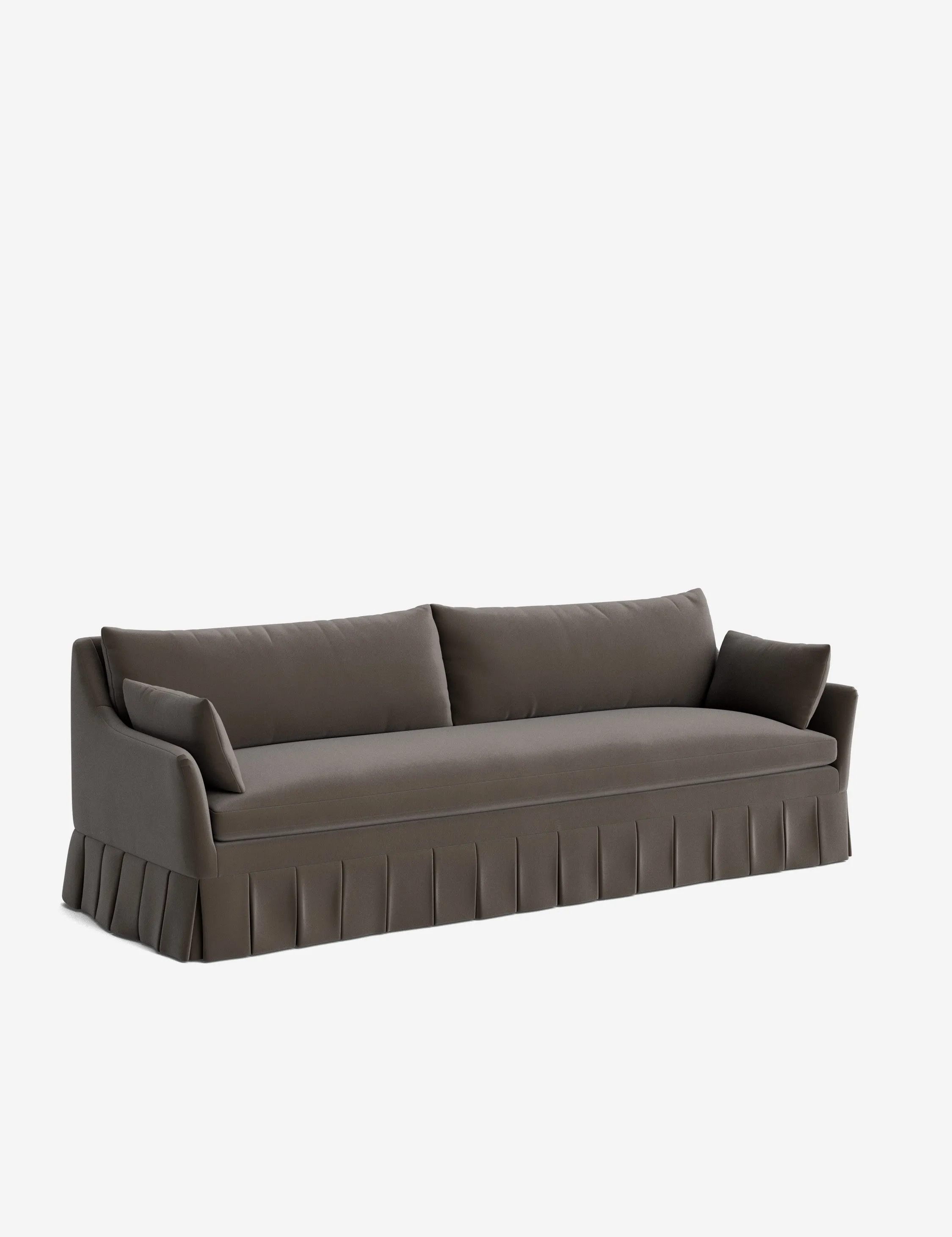 Portola Pleated Sofa Lulu and Georgia