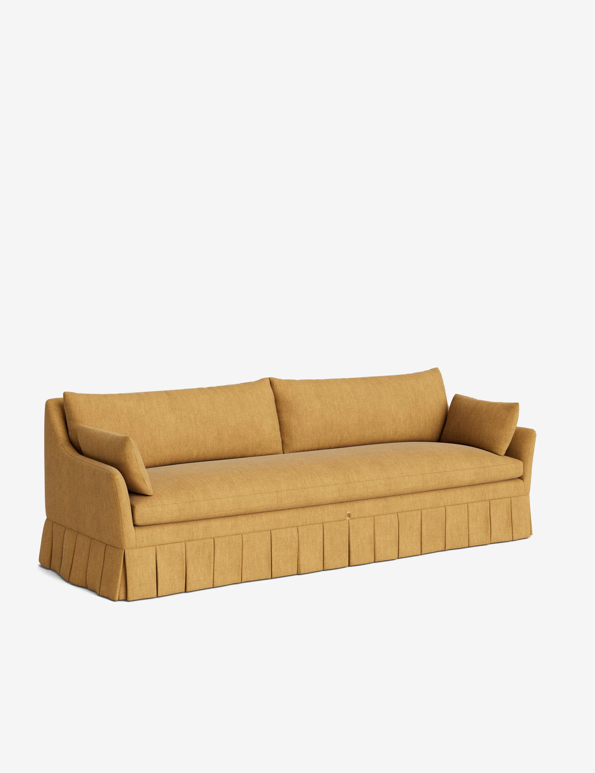 Portola Pleated Sofa Lulu and Georgia
