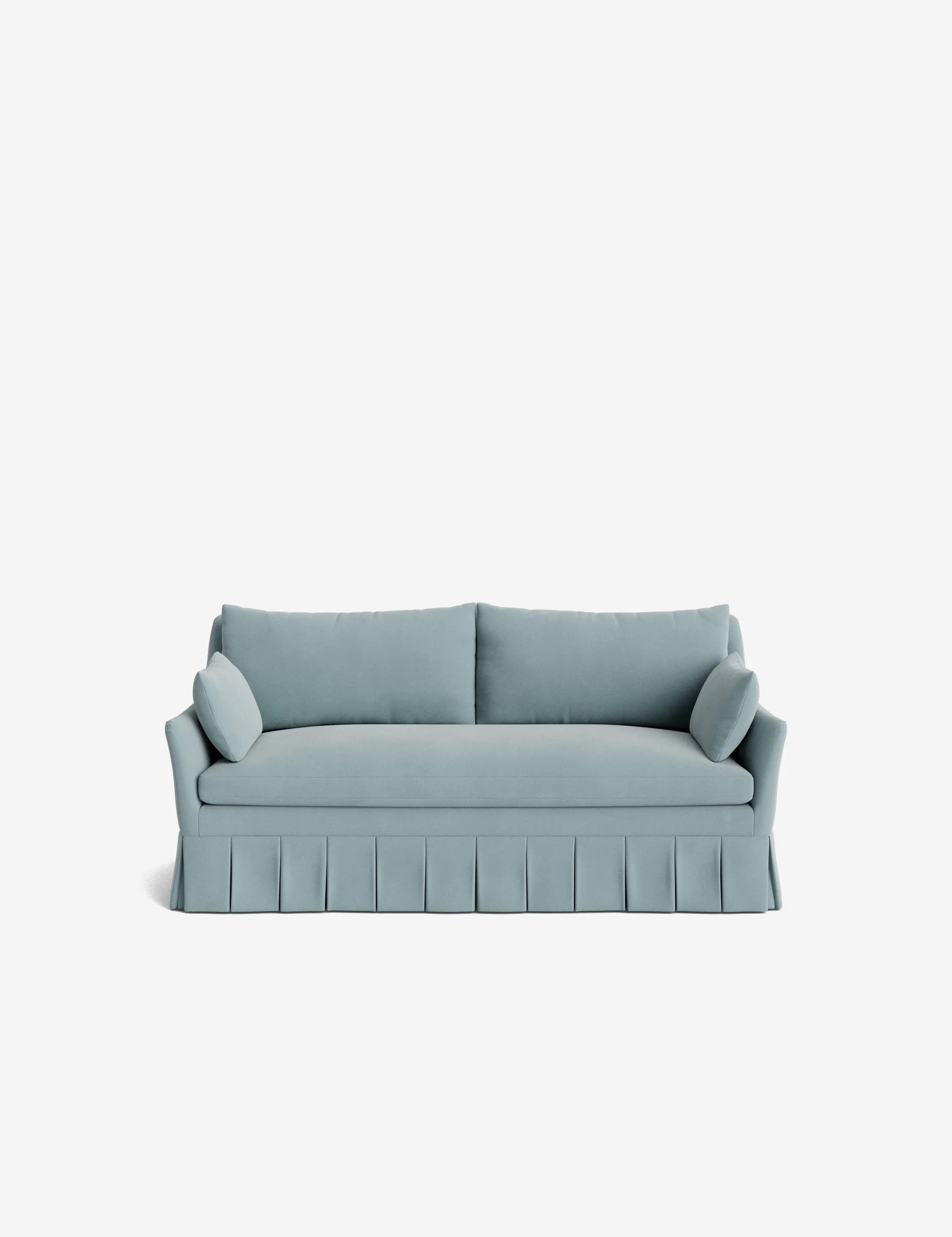 Portola Pleated Sofa Lulu and Georgia