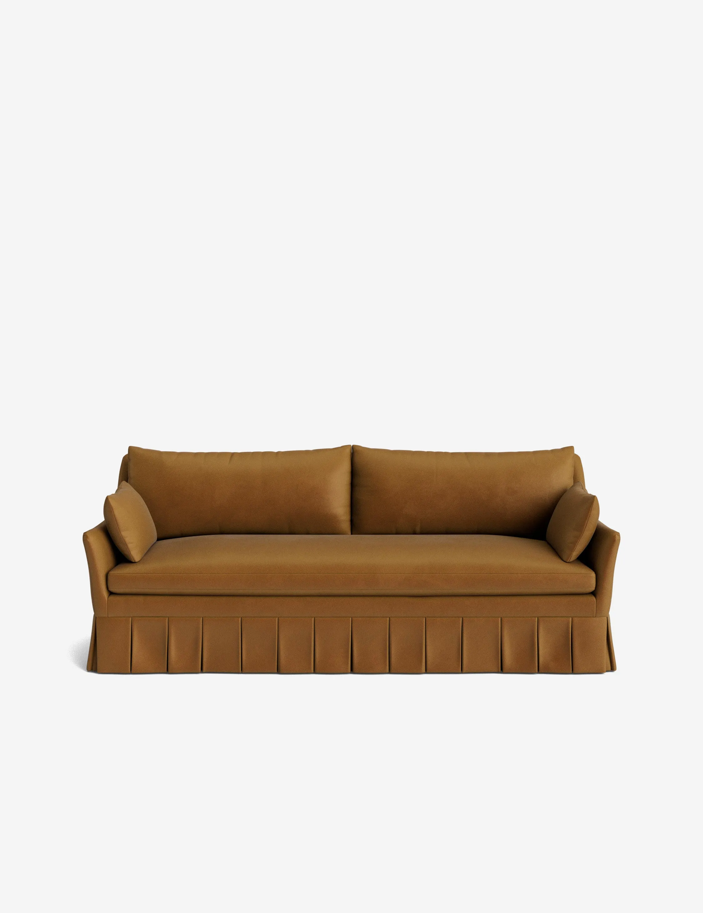 Portola Pleated Sofa Lulu and Georgia