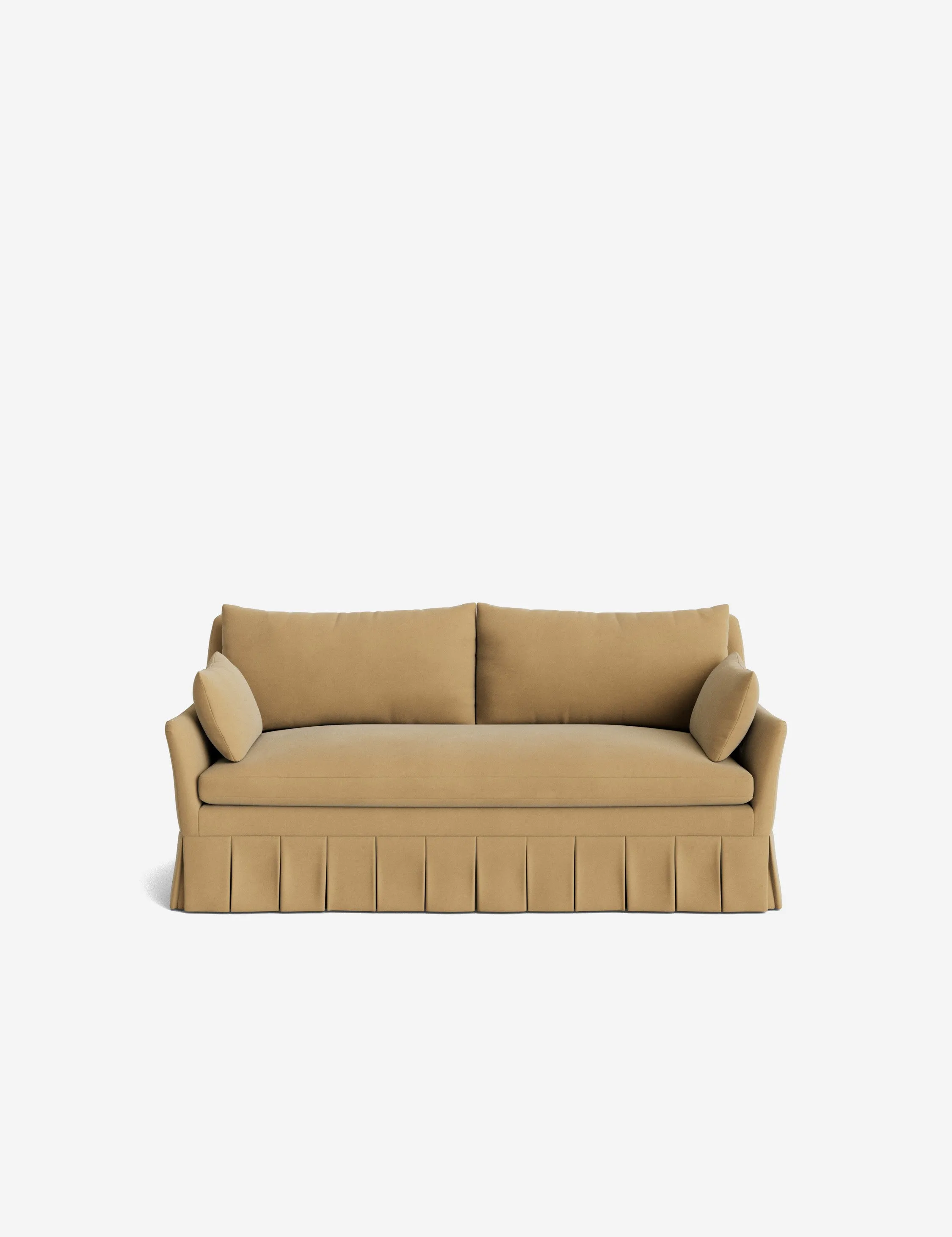 Portola Pleated Sofa Lulu and Georgia