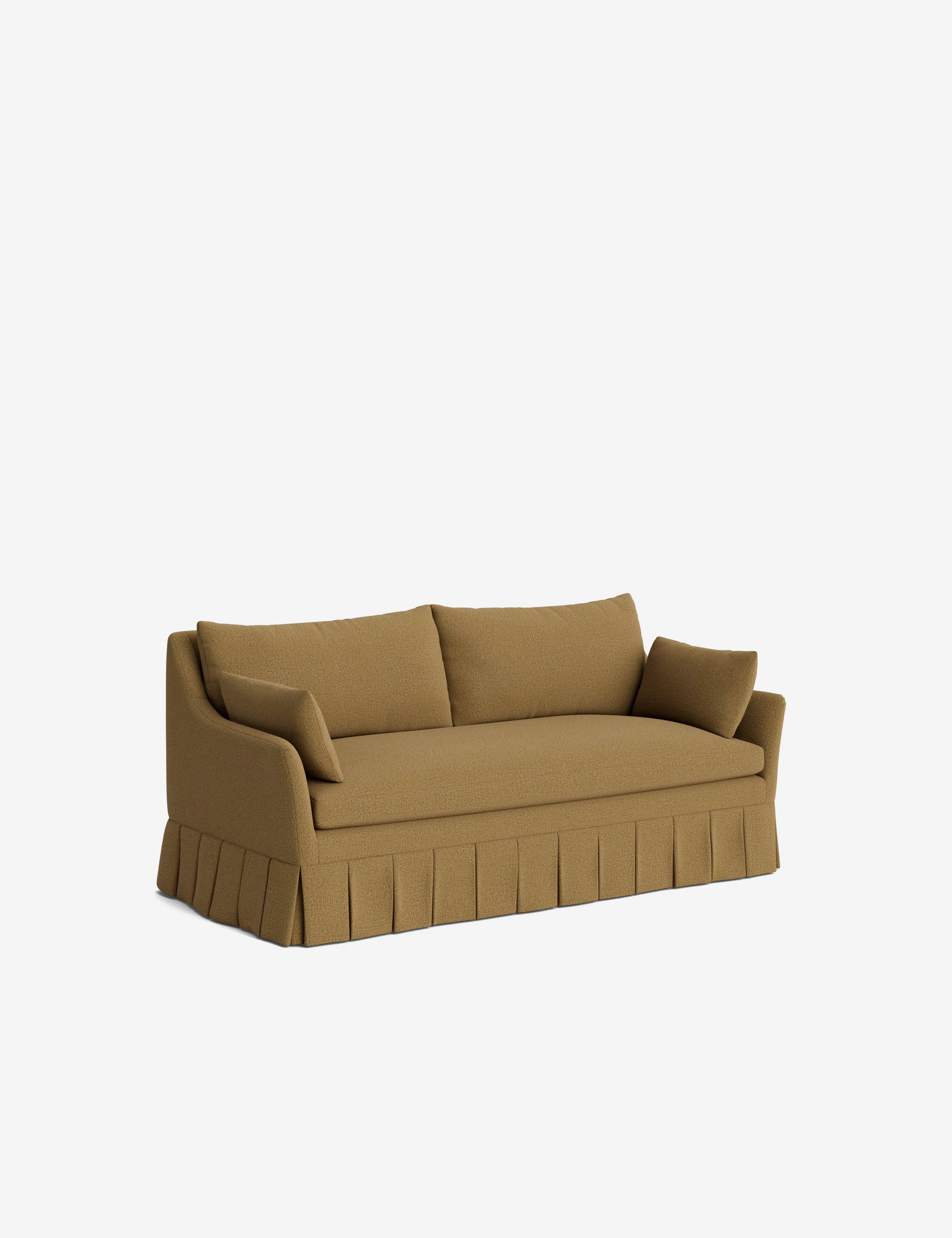 Portola Pleated Sofa Lulu and Georgia