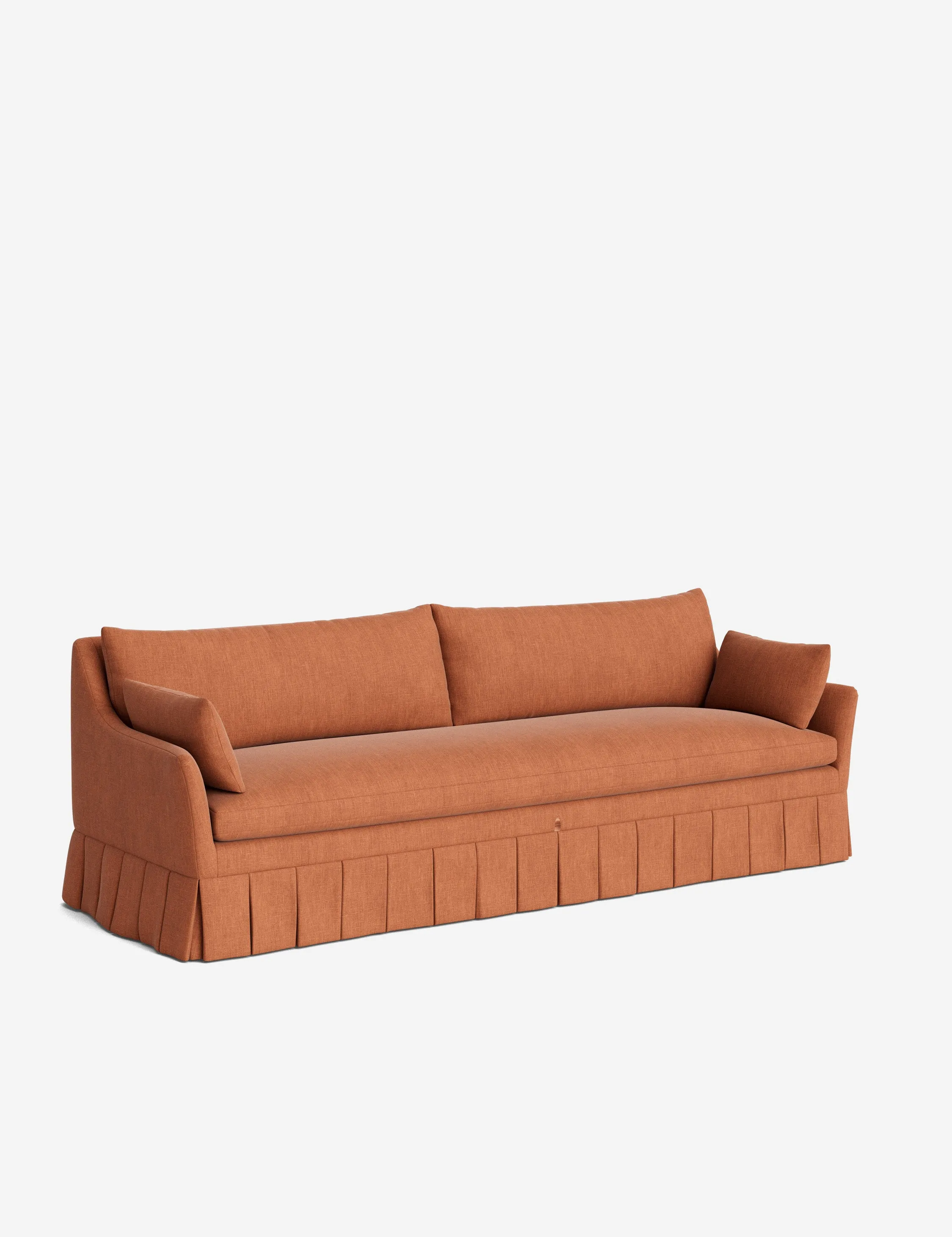 Portola Pleated Sofa Lulu and Georgia