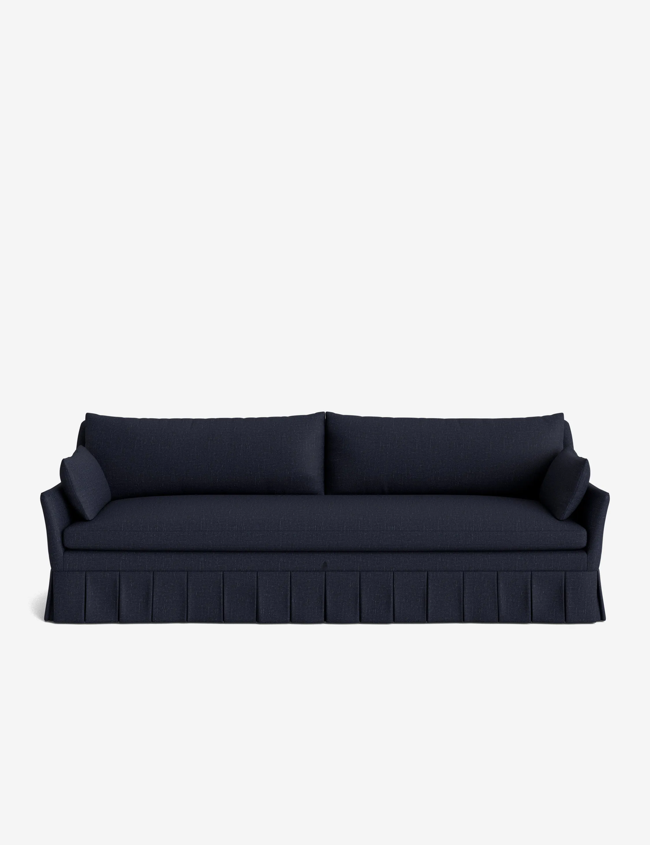 Portola Pleated Sofa Lulu and Georgia