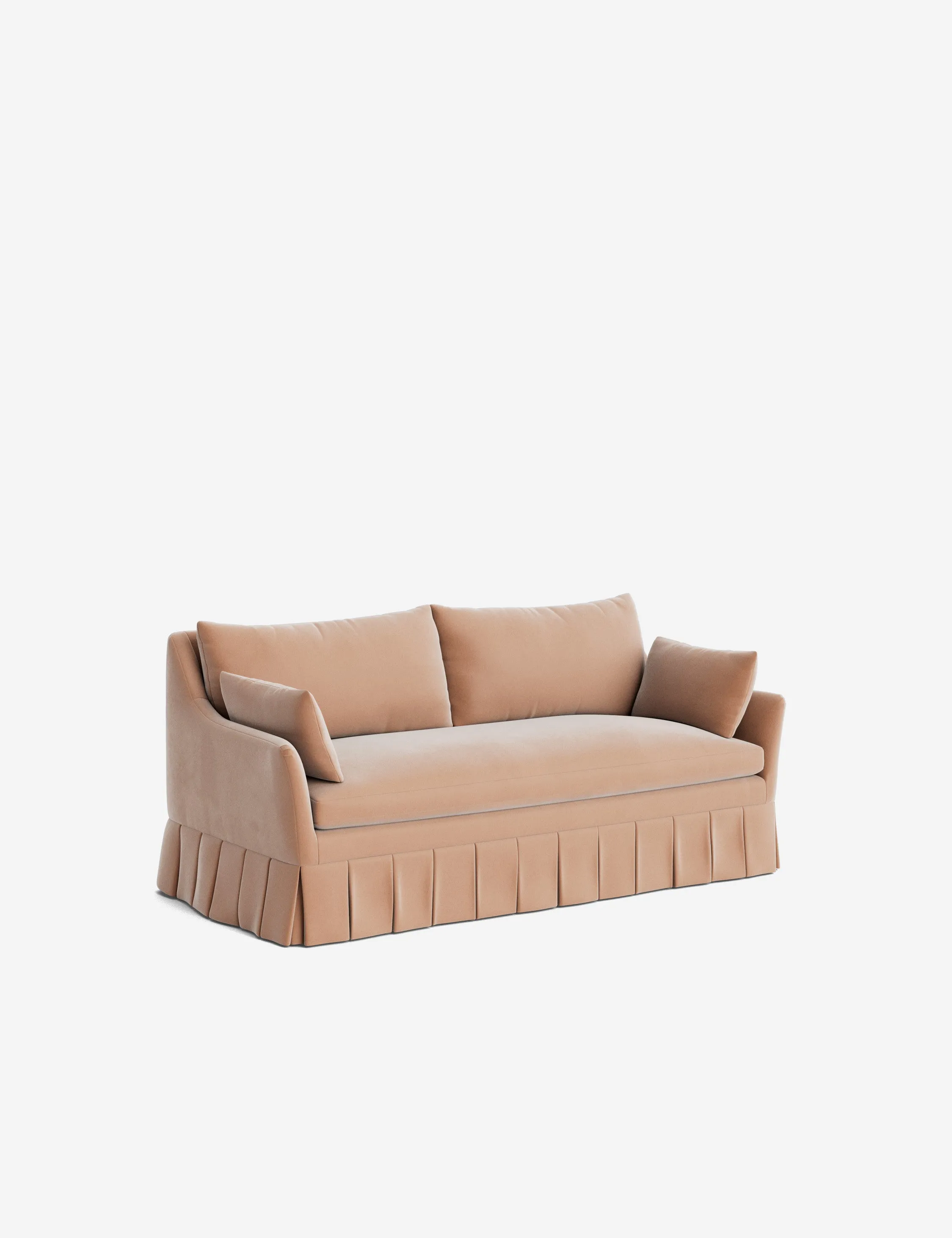 Portola Pleated Sofa Lulu and Georgia