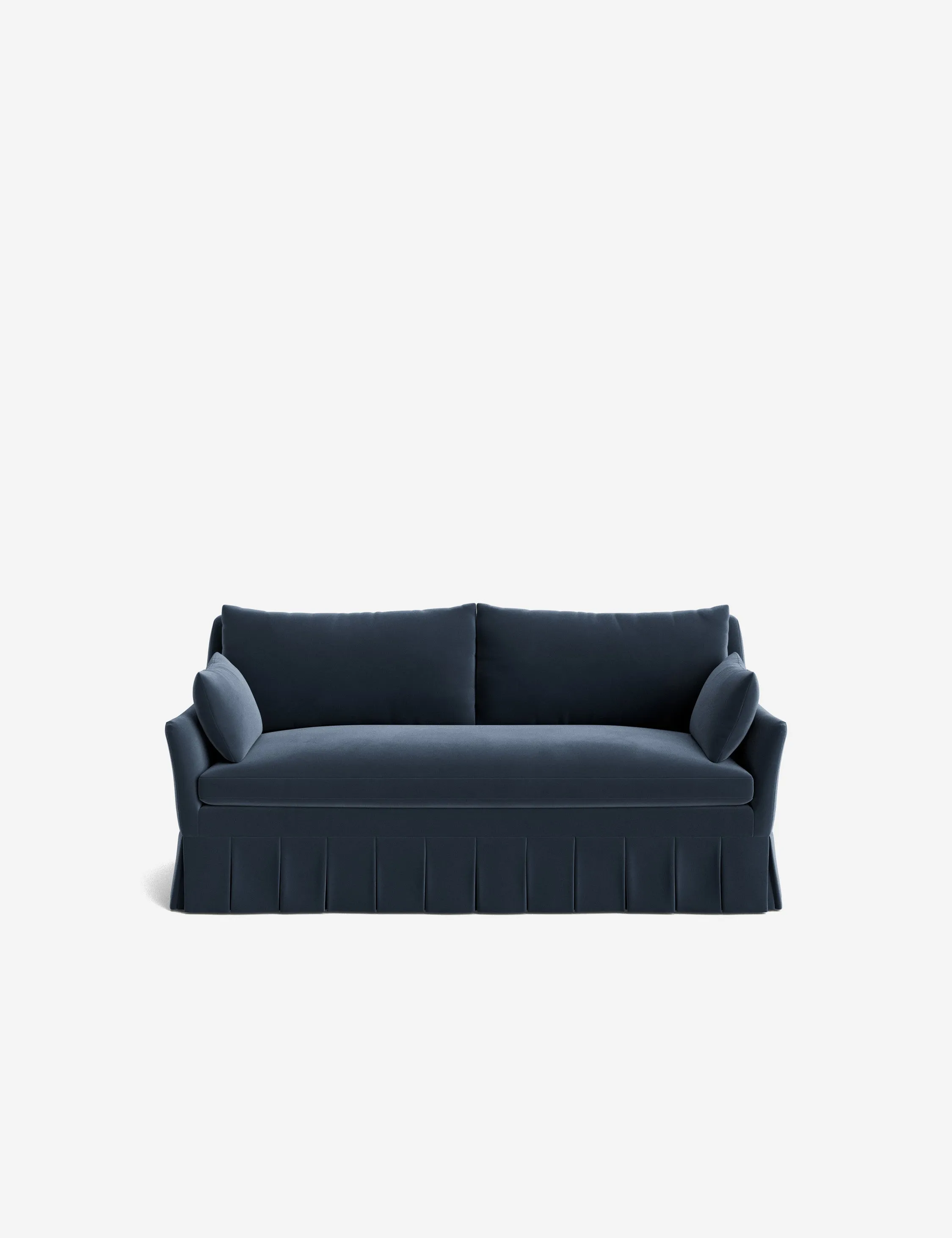 Portola Pleated Sofa Lulu and Georgia