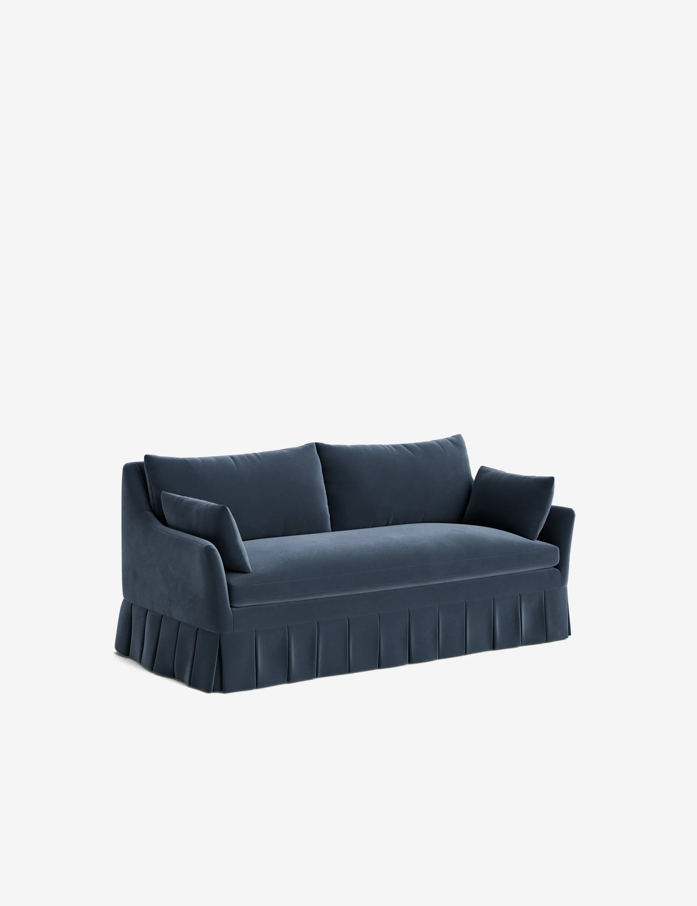 Portola Pleated Sofa Lulu and Georgia