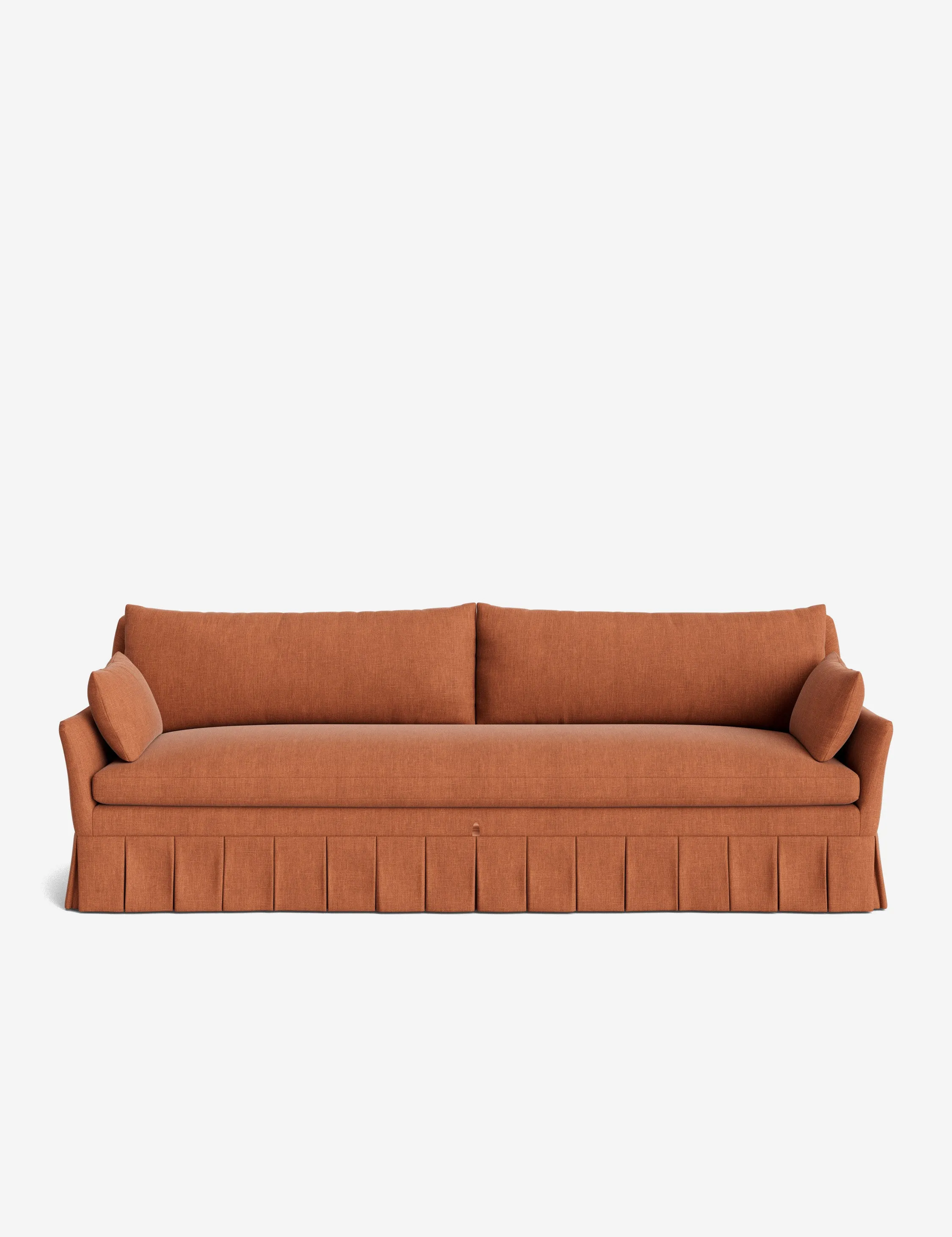 Portola Pleated Sofa Lulu and Georgia