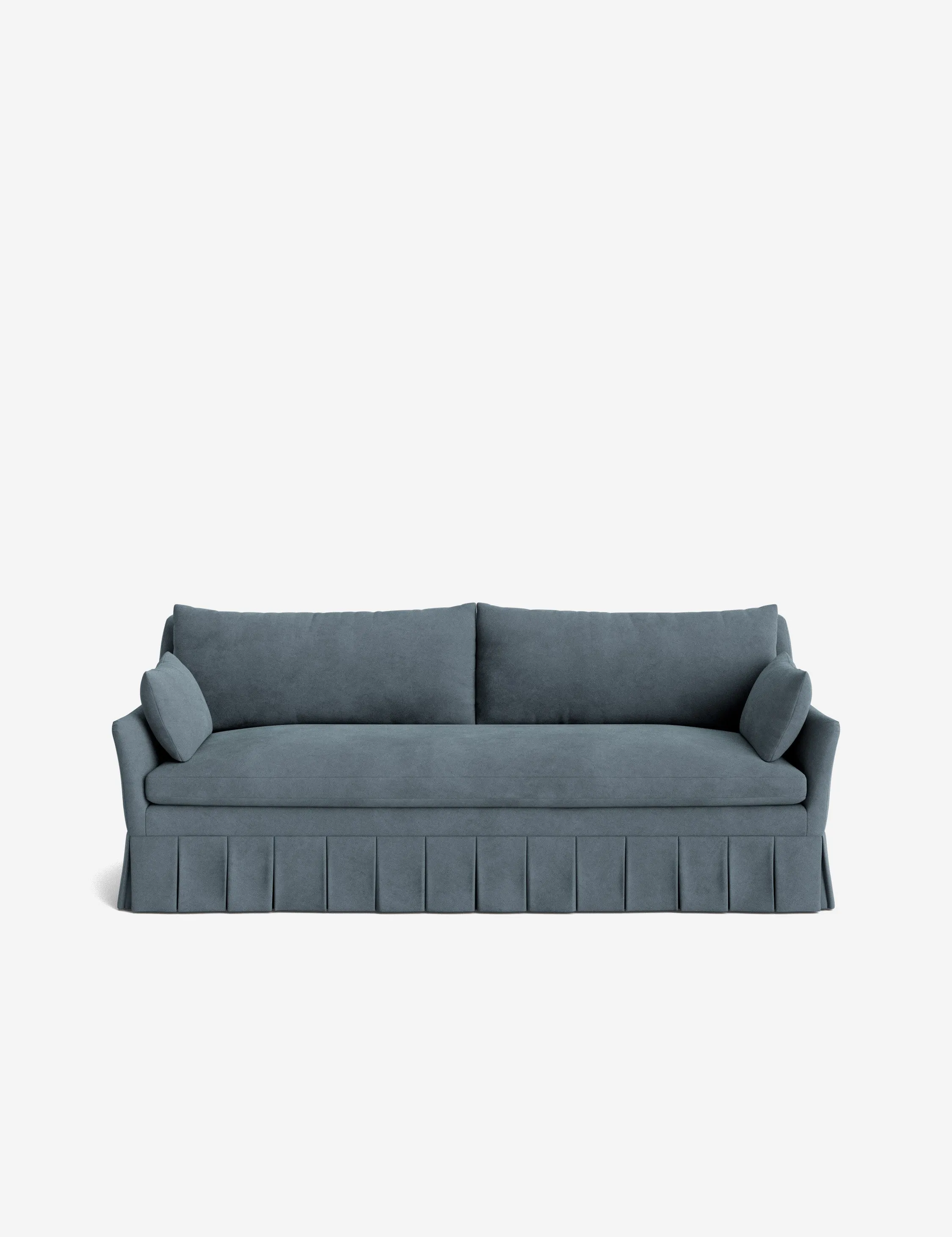 Portola Pleated Sofa Lulu and Georgia