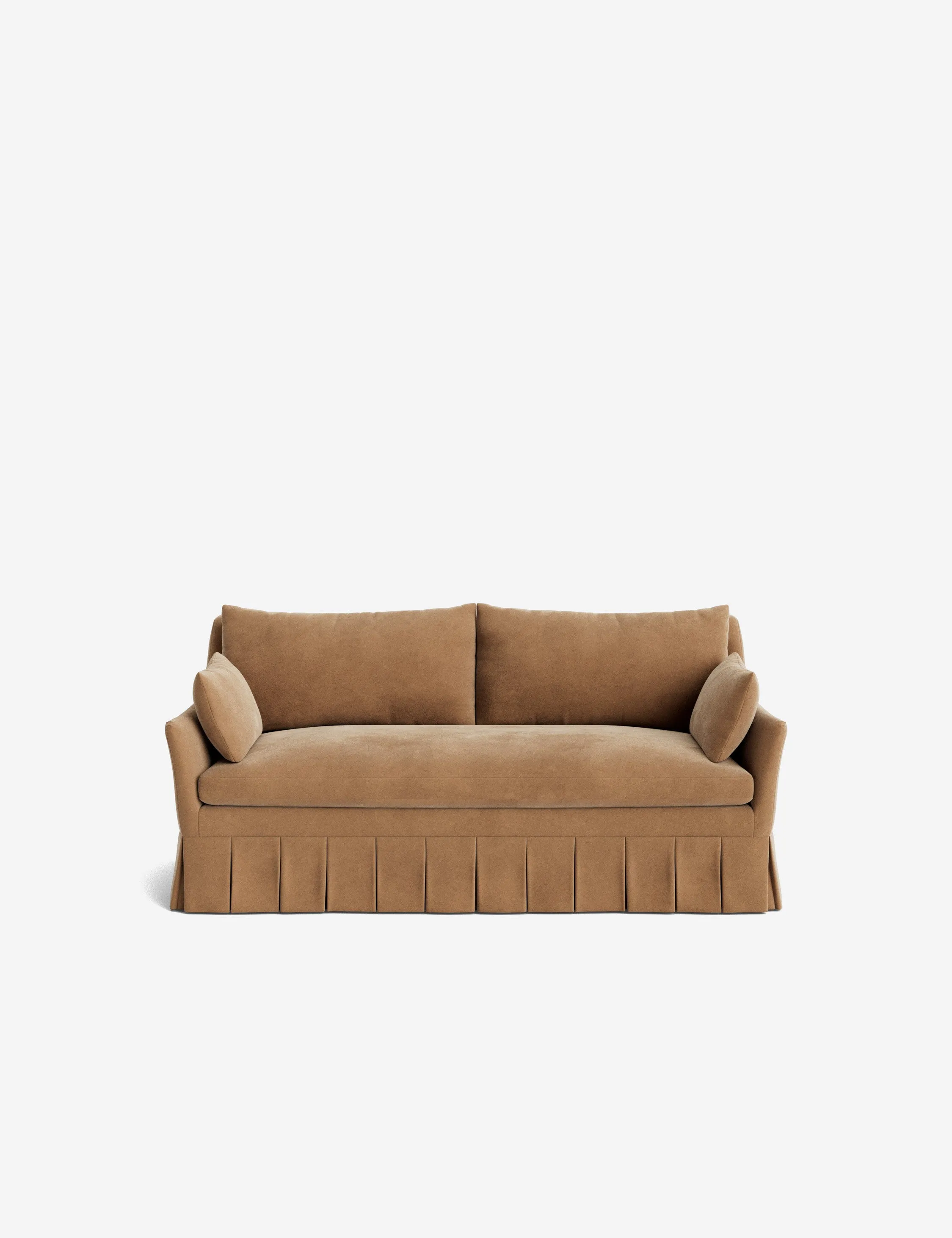 Portola Pleated Sofa Lulu and Georgia