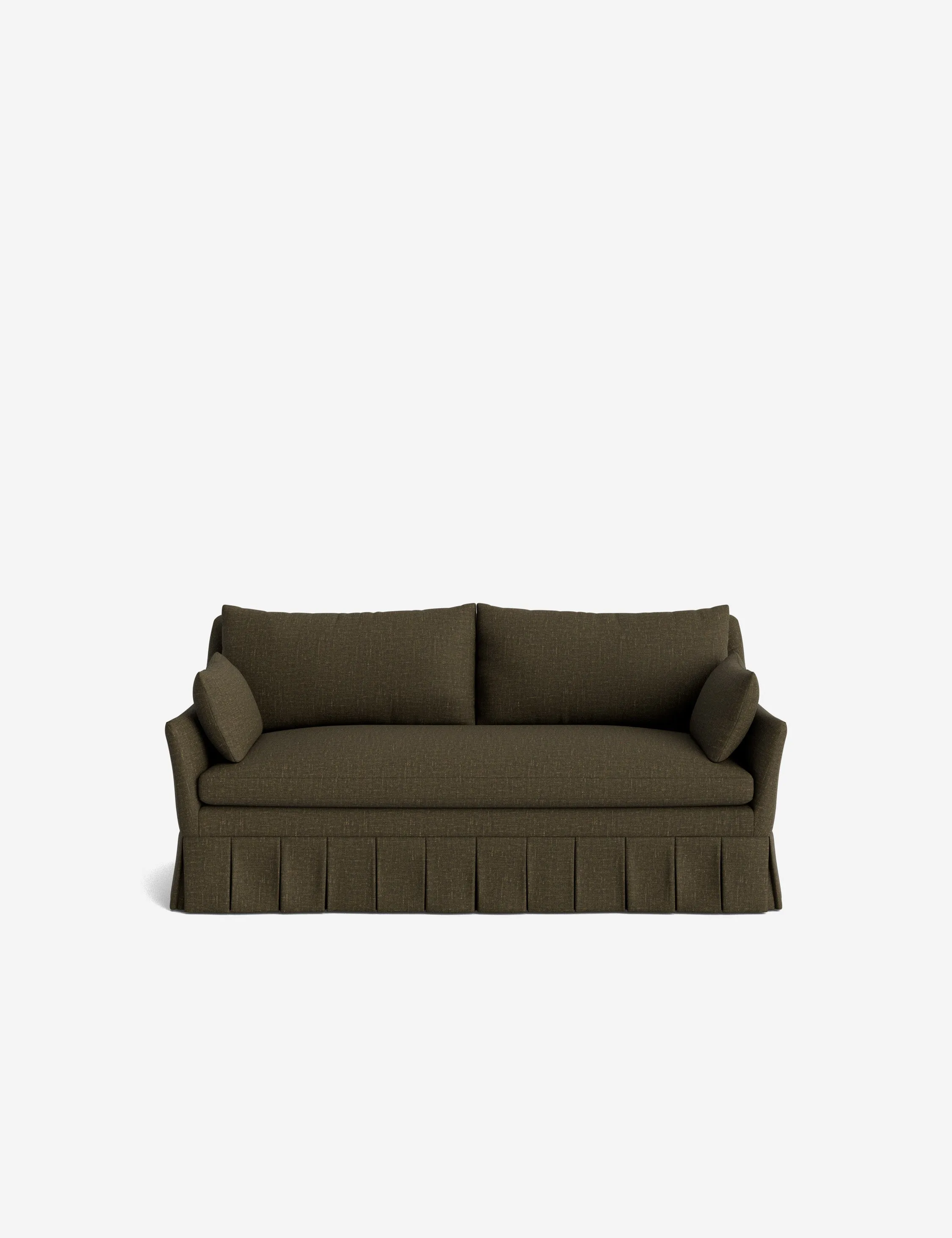 Portola Pleated Sofa Lulu and Georgia