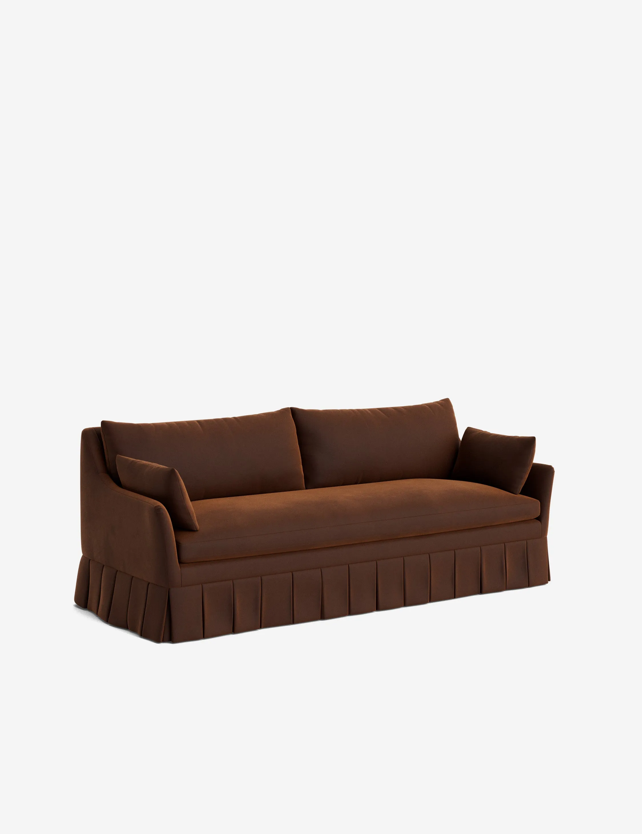 Portola Pleated Sofa Lulu and Georgia